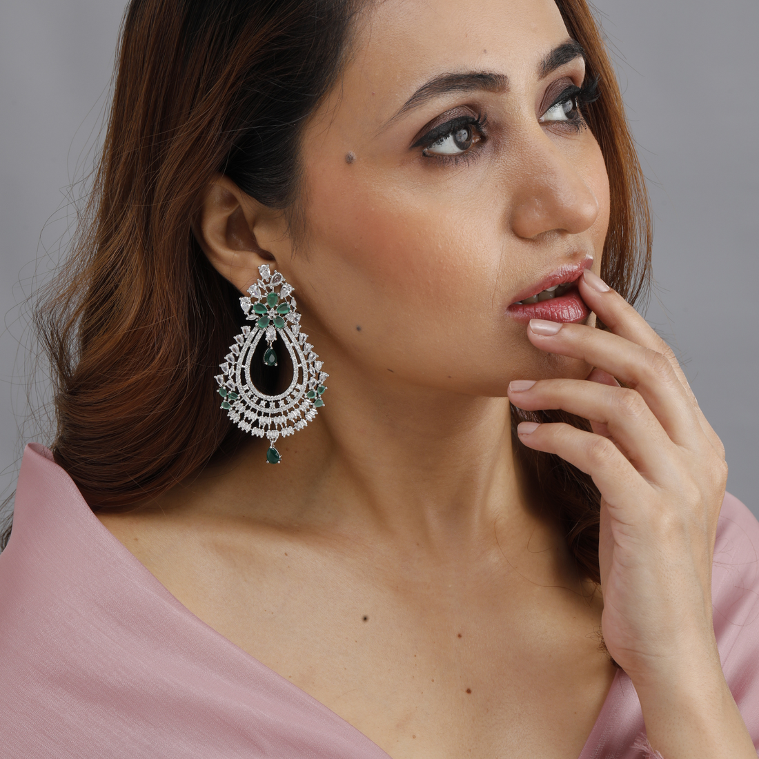 Regal Allure Statement Earrings