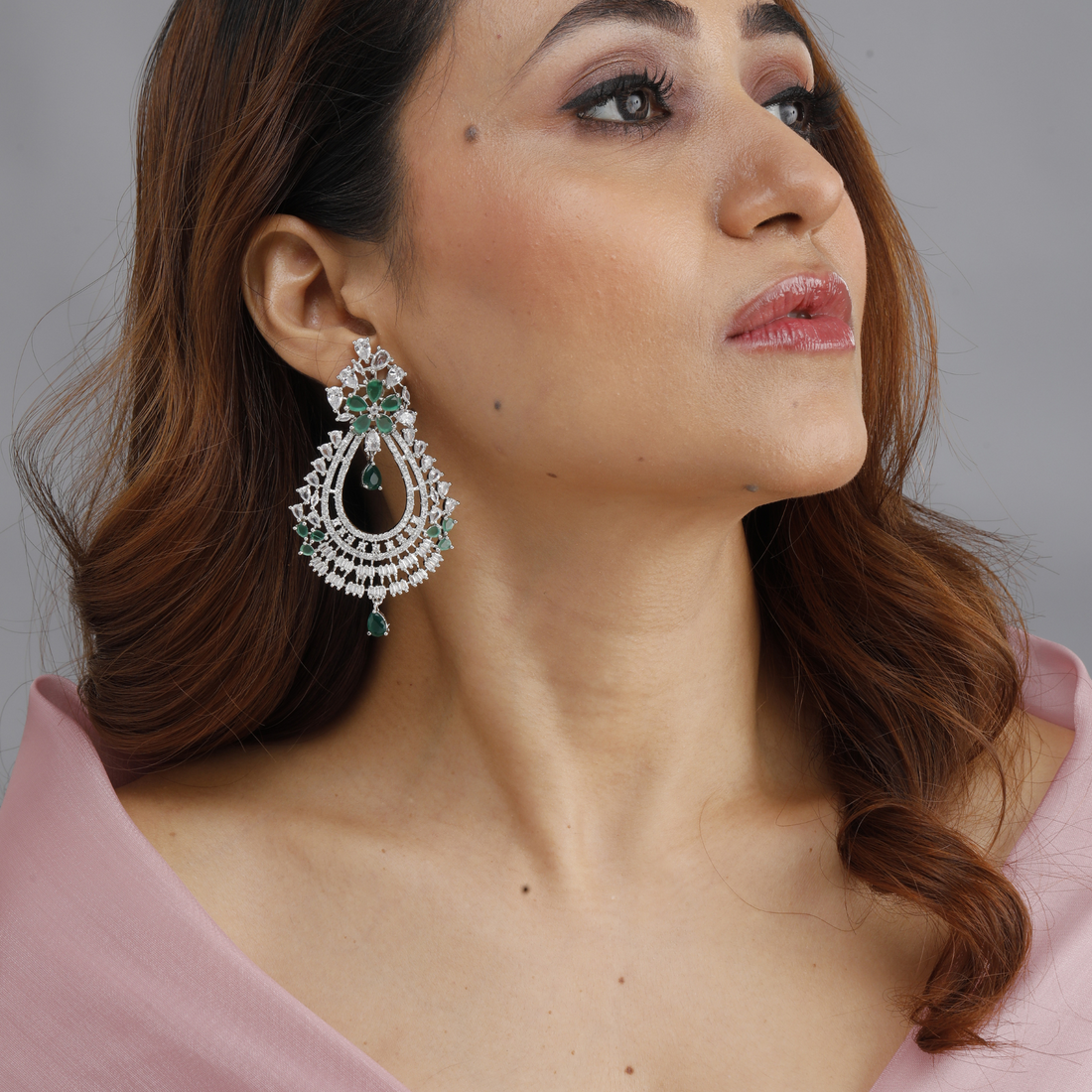 Regal Allure Statement Earrings