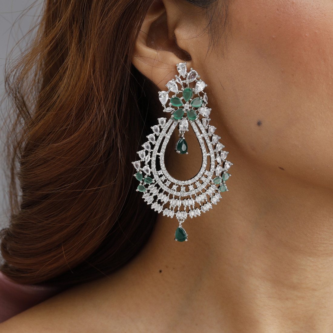 Regal Allure Statement Earrings
