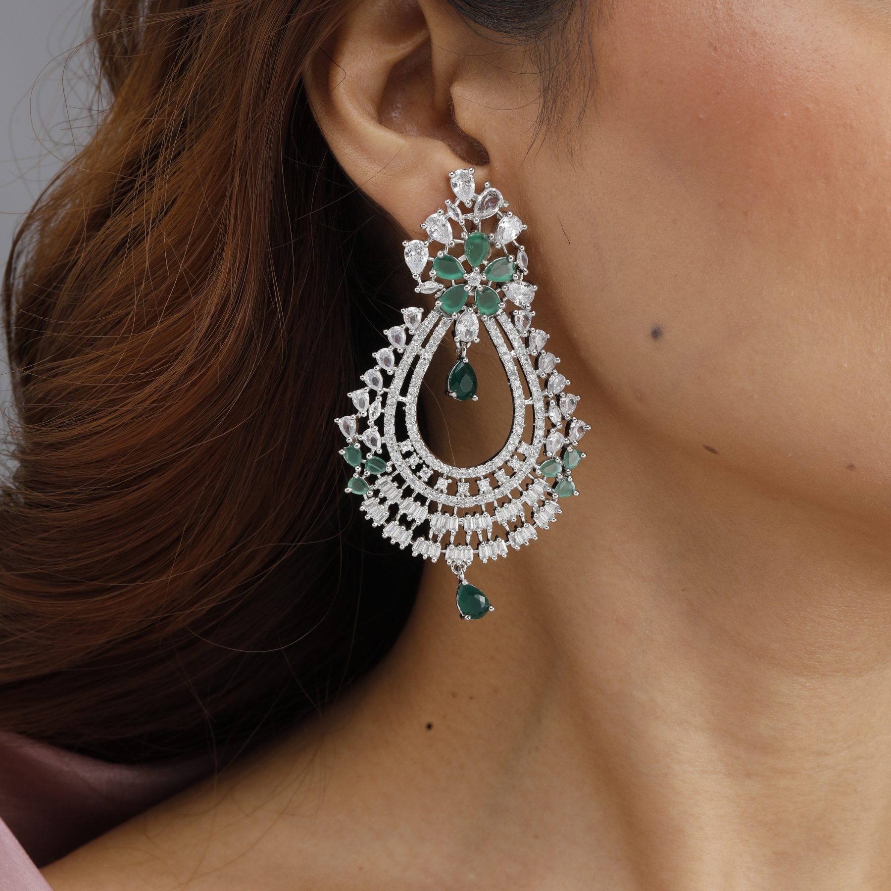 Regal Allure Statement Earrings