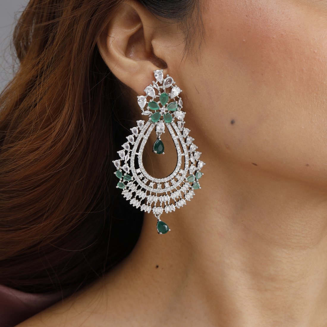 Regal Allure Statement Earrings