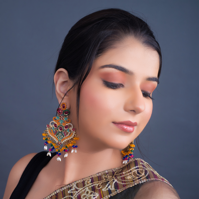 Maham multicolored jhaale