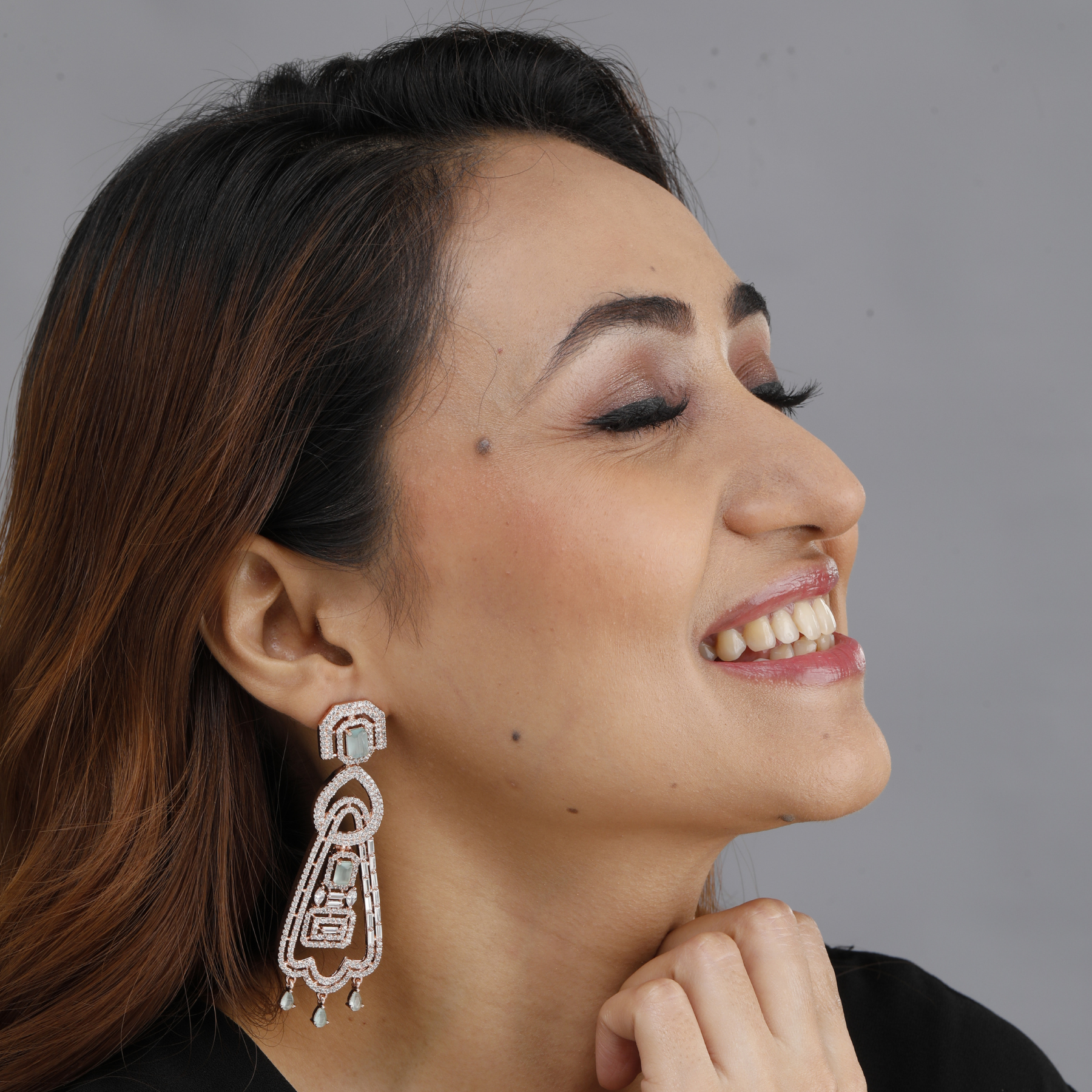 Aquamarine Chandelier Earrings