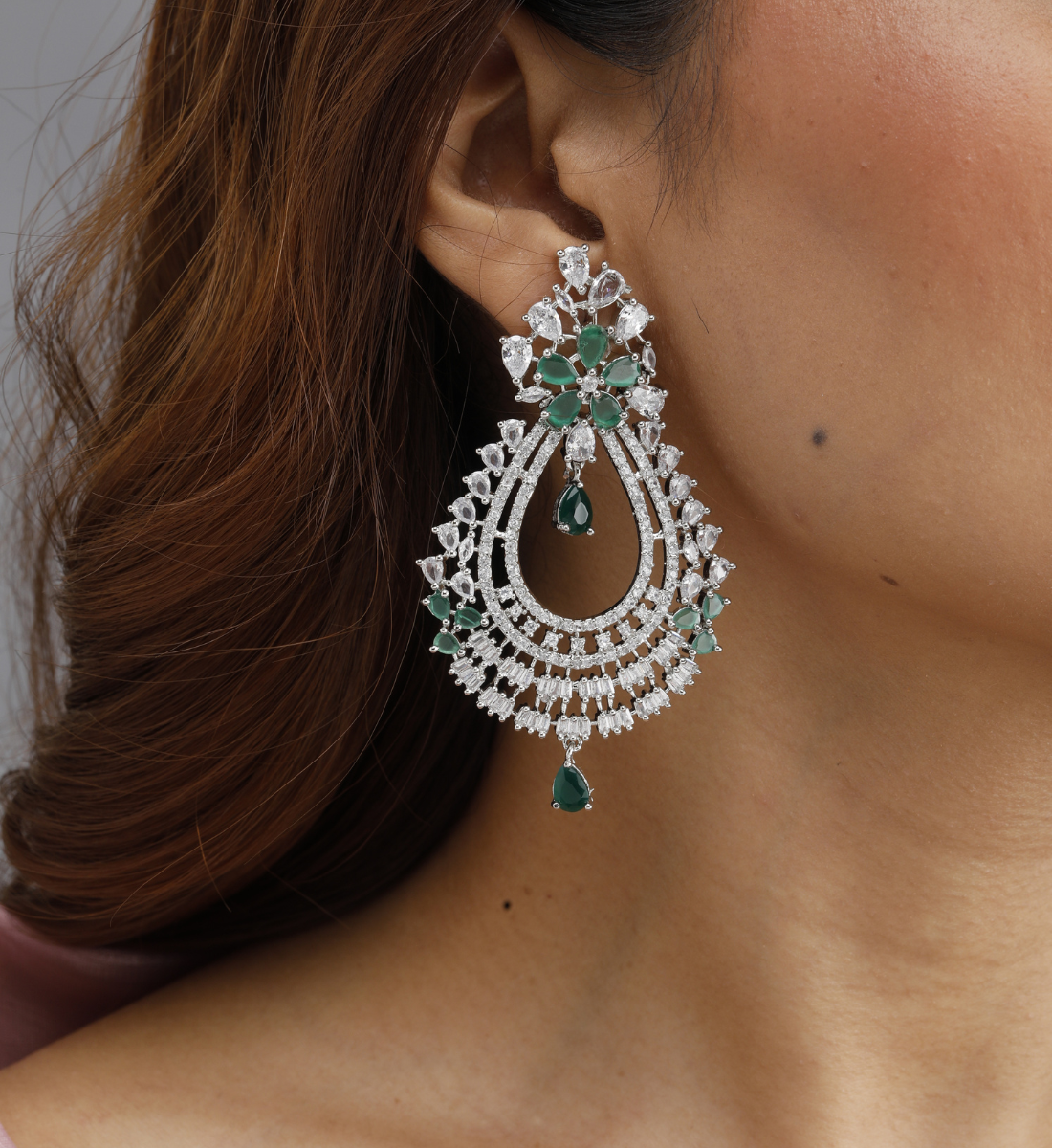 Regal Allure Statement Earrings