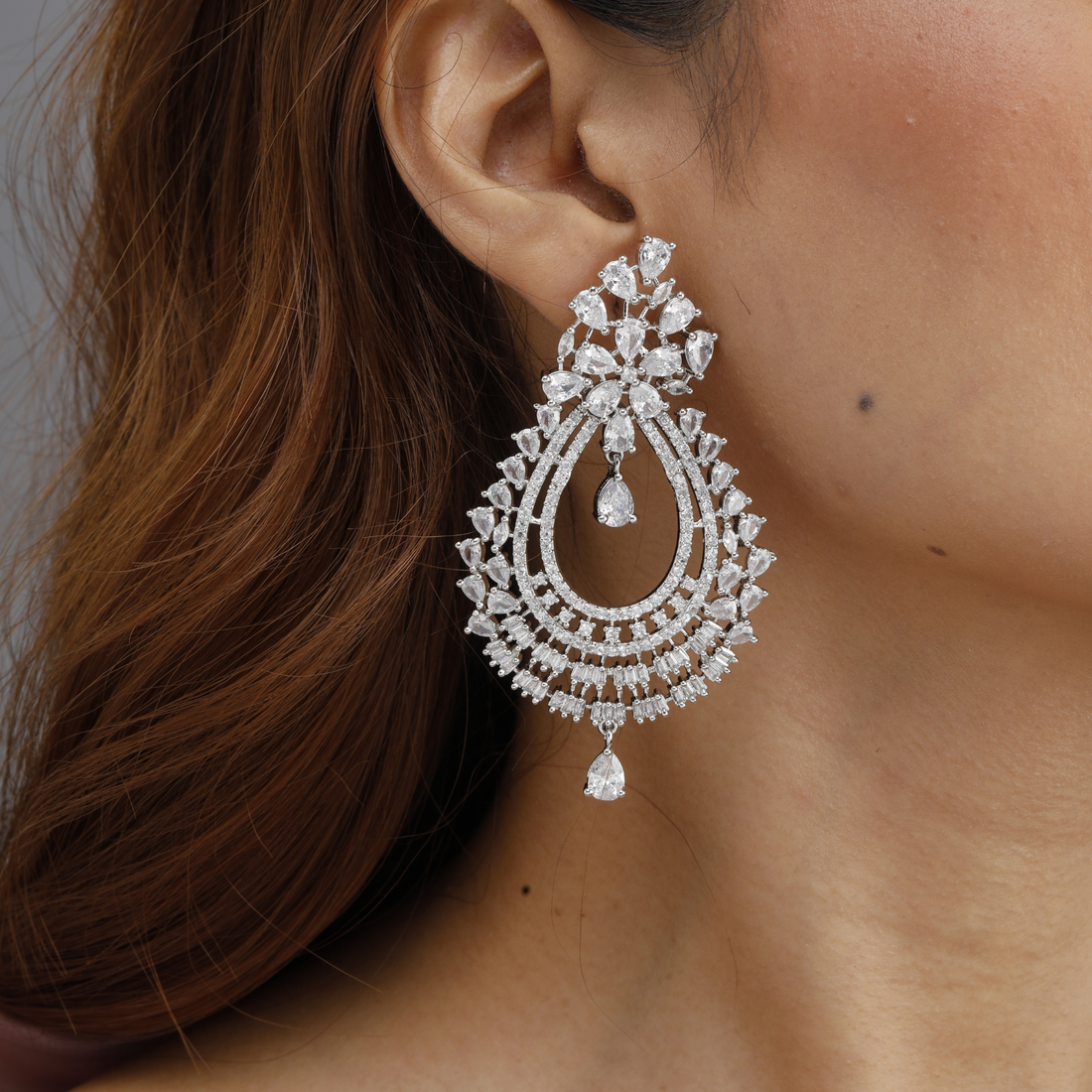 Regal Allure Statement Earrings