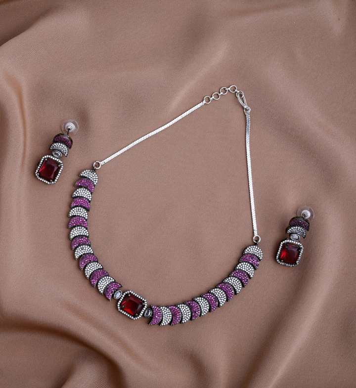 Midnight Cascade necklace