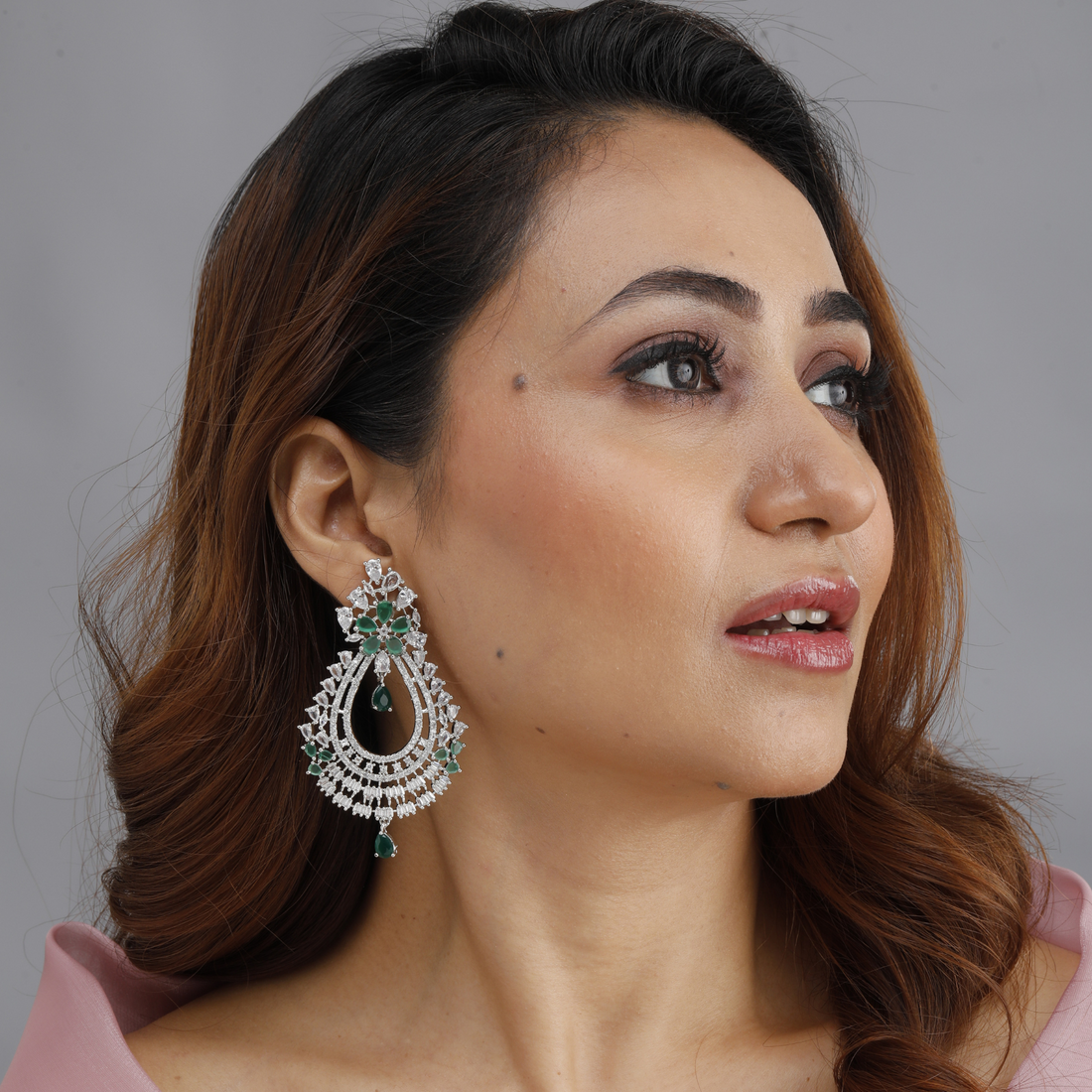 Regal Allure Statement Earrings