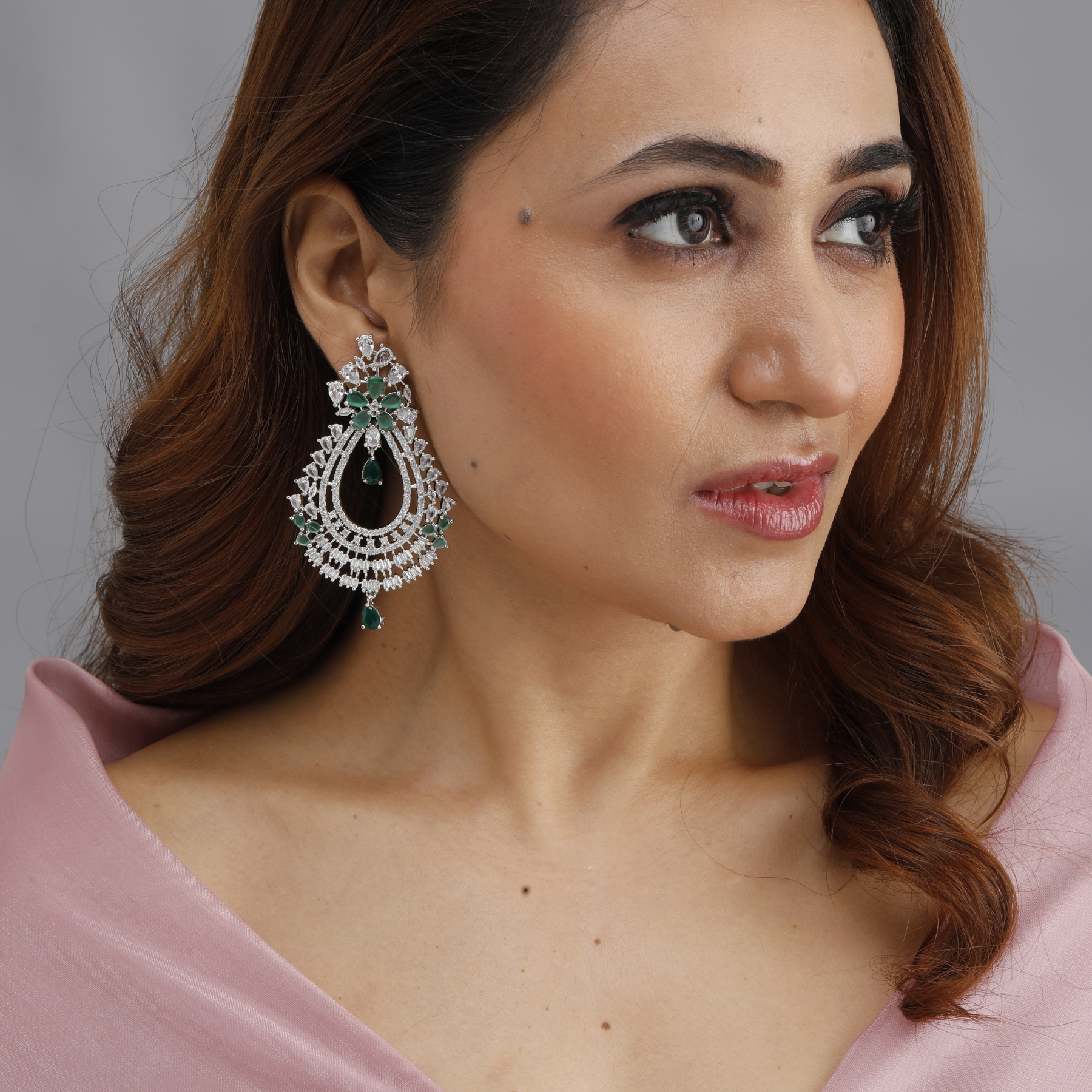 Regal Allure Statement Earrings