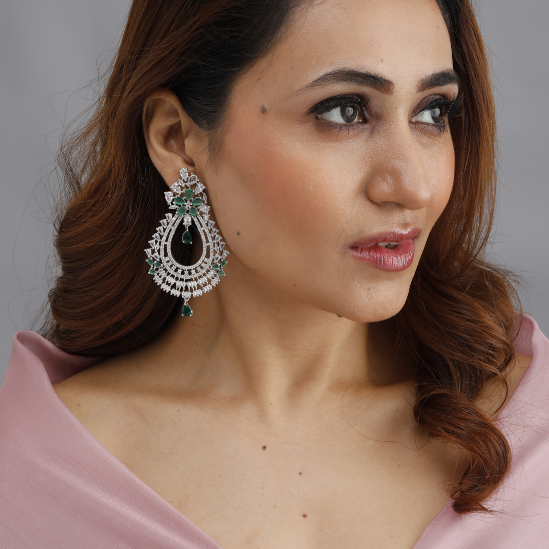 Regal Allure Statement Earrings