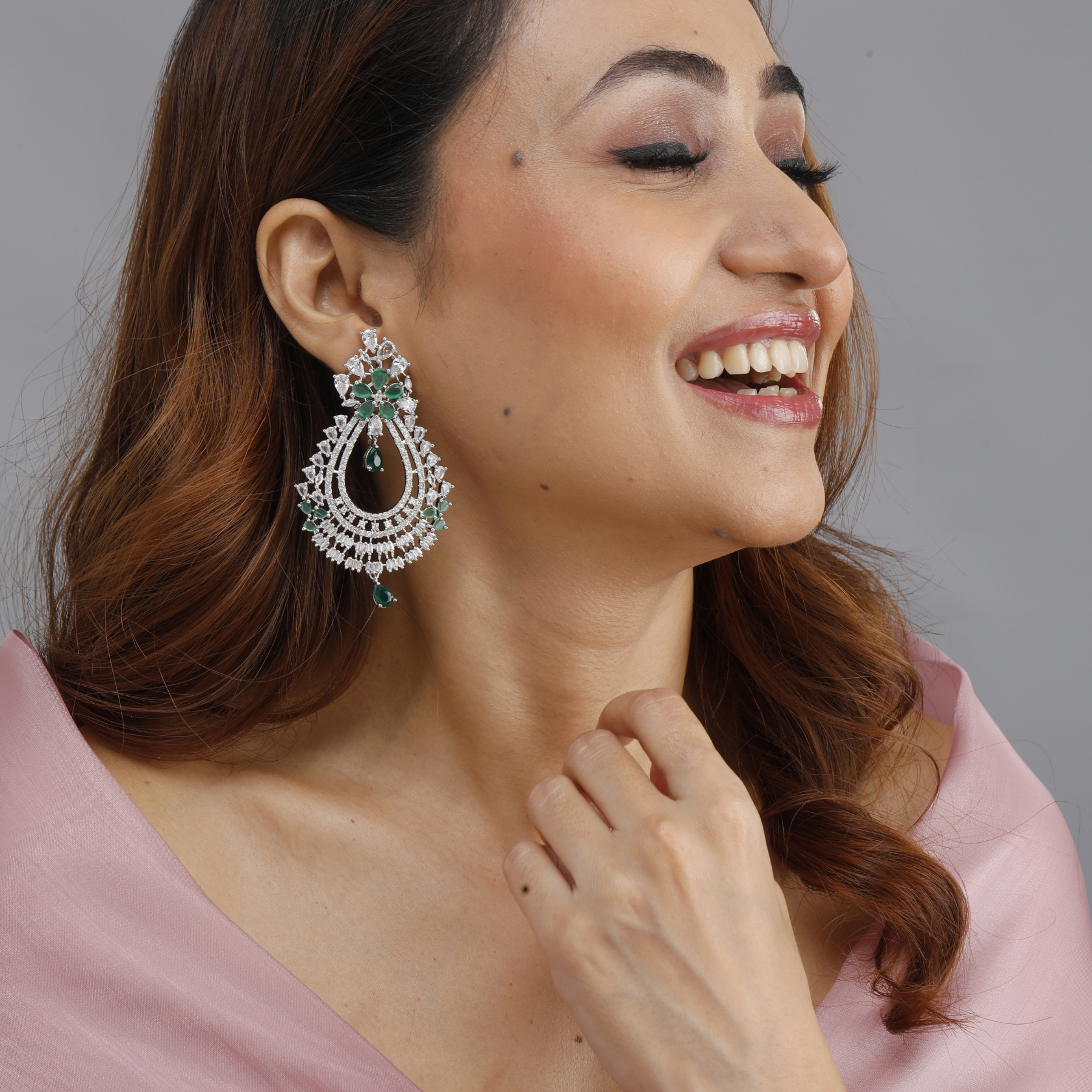 Regal Allure Statement Earrings