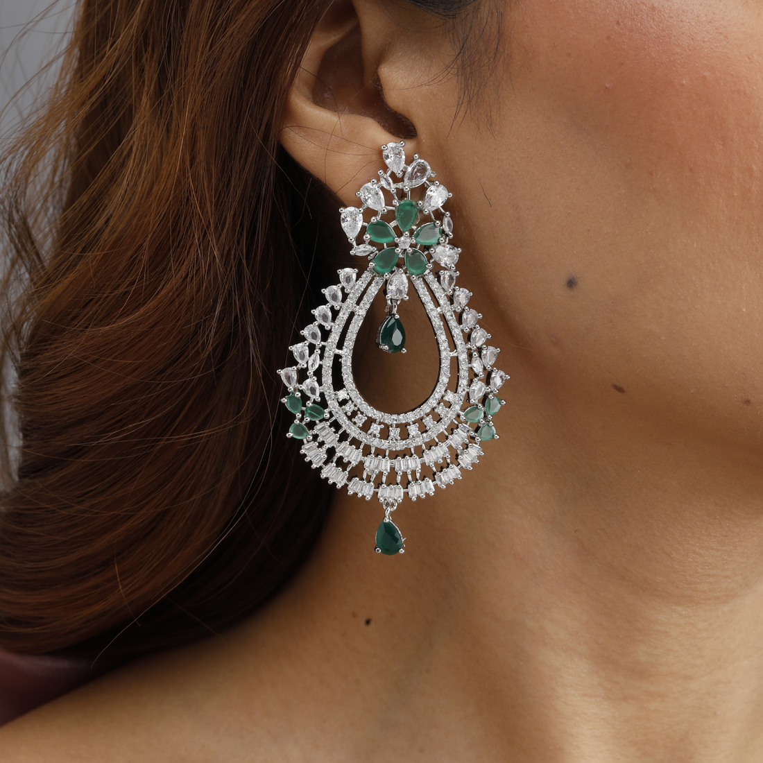 Regal Allure Statement Earrings