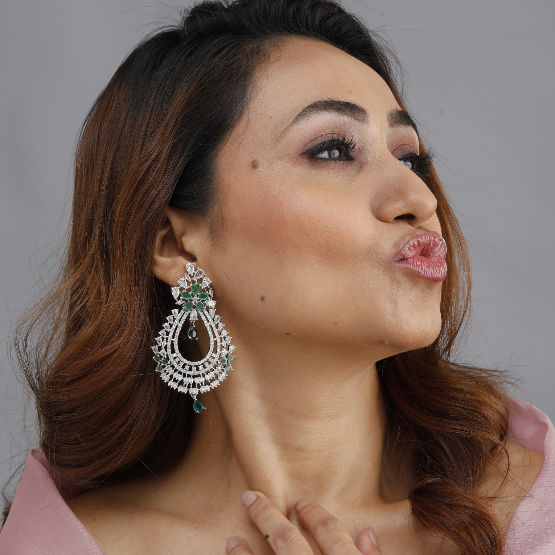 Regal Allure Statement Earrings