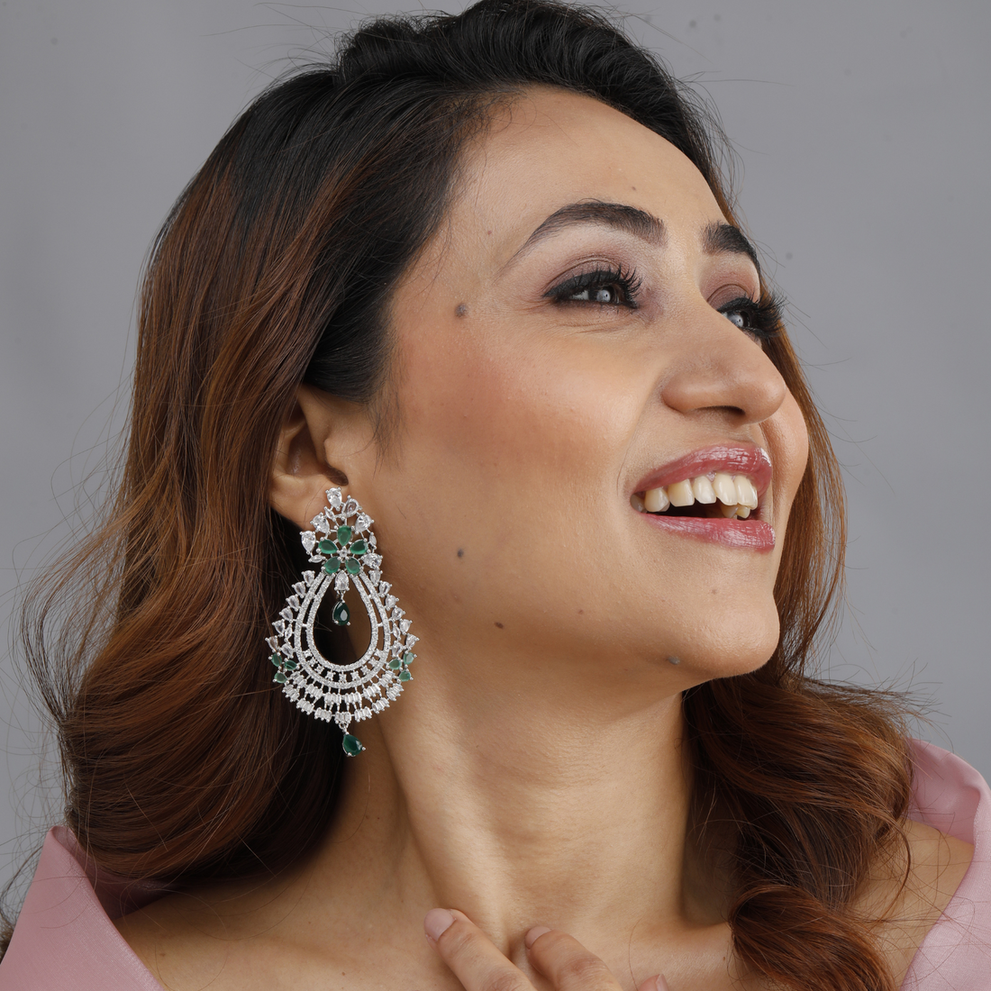 Regal Allure Statement Earrings