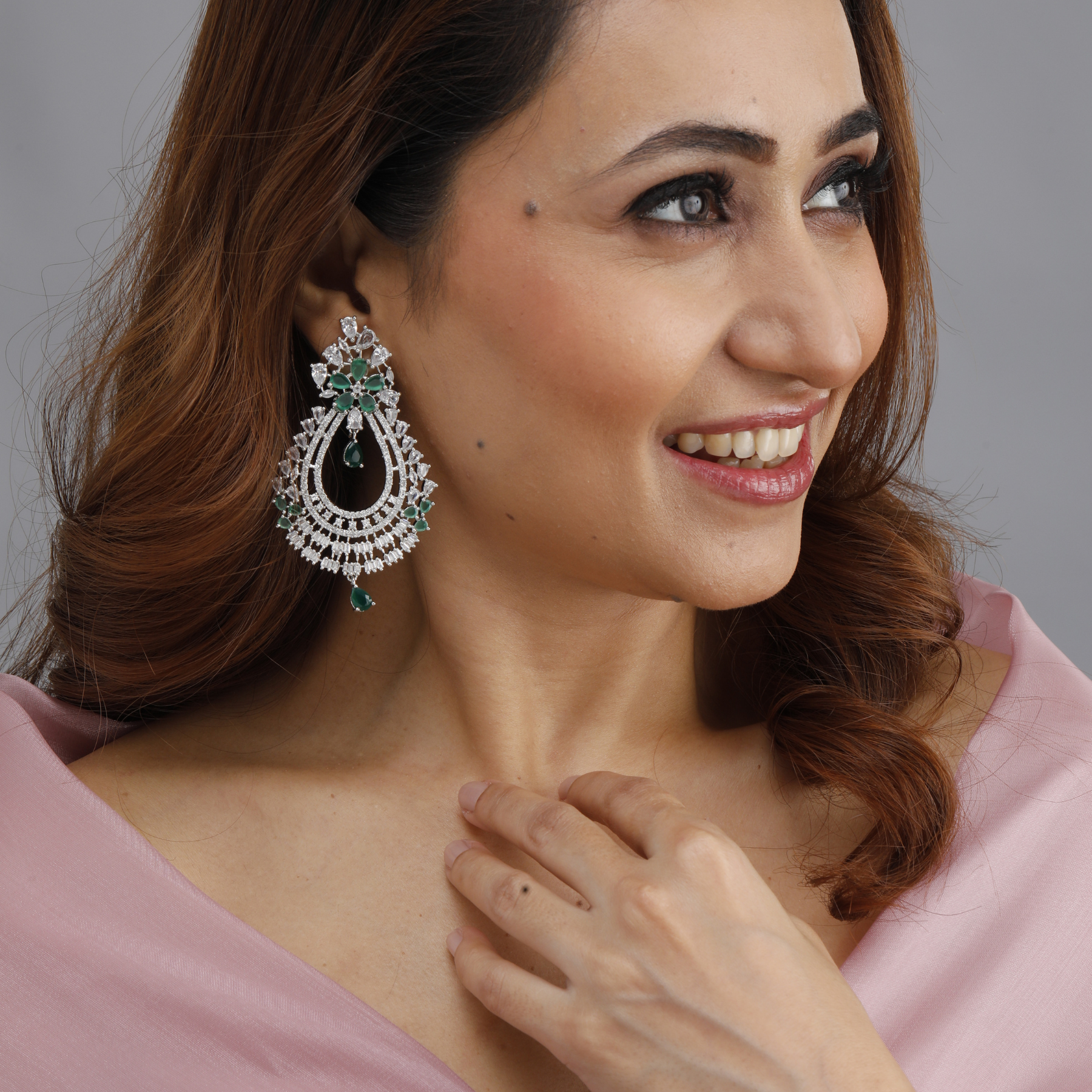 Regal Allure Statement Earrings