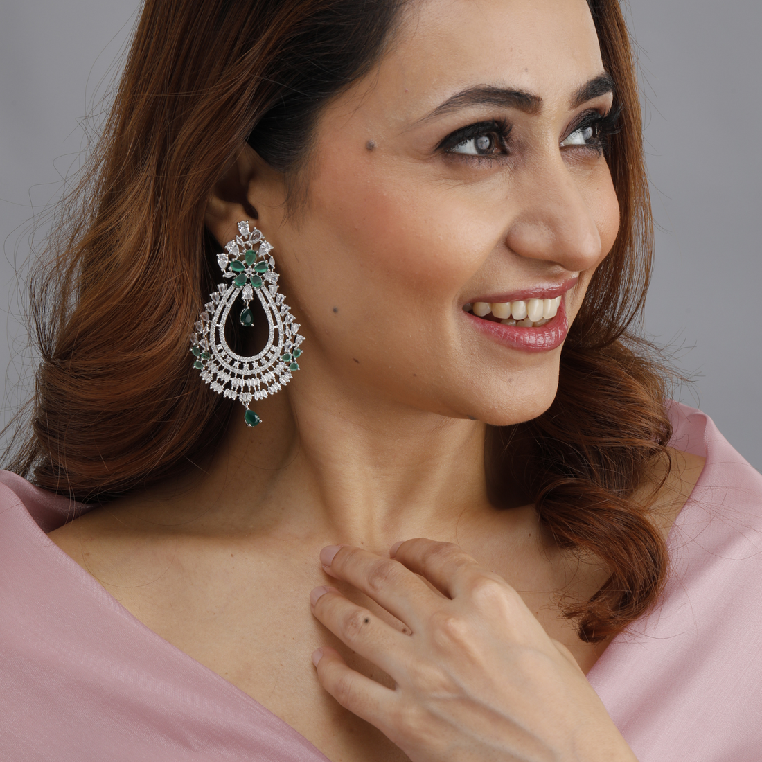 Regal Allure Statement Earrings