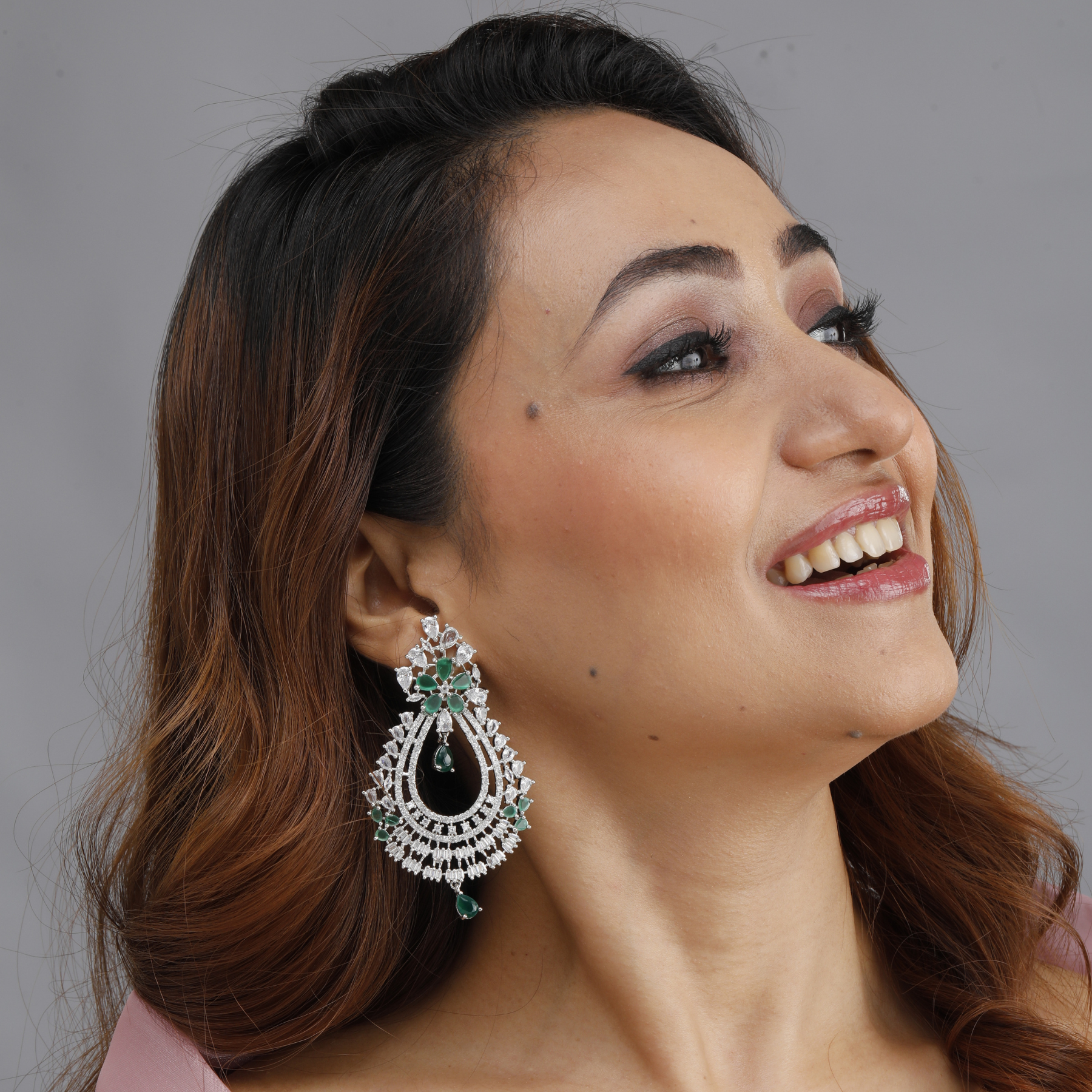 Regal Allure Statement Earrings