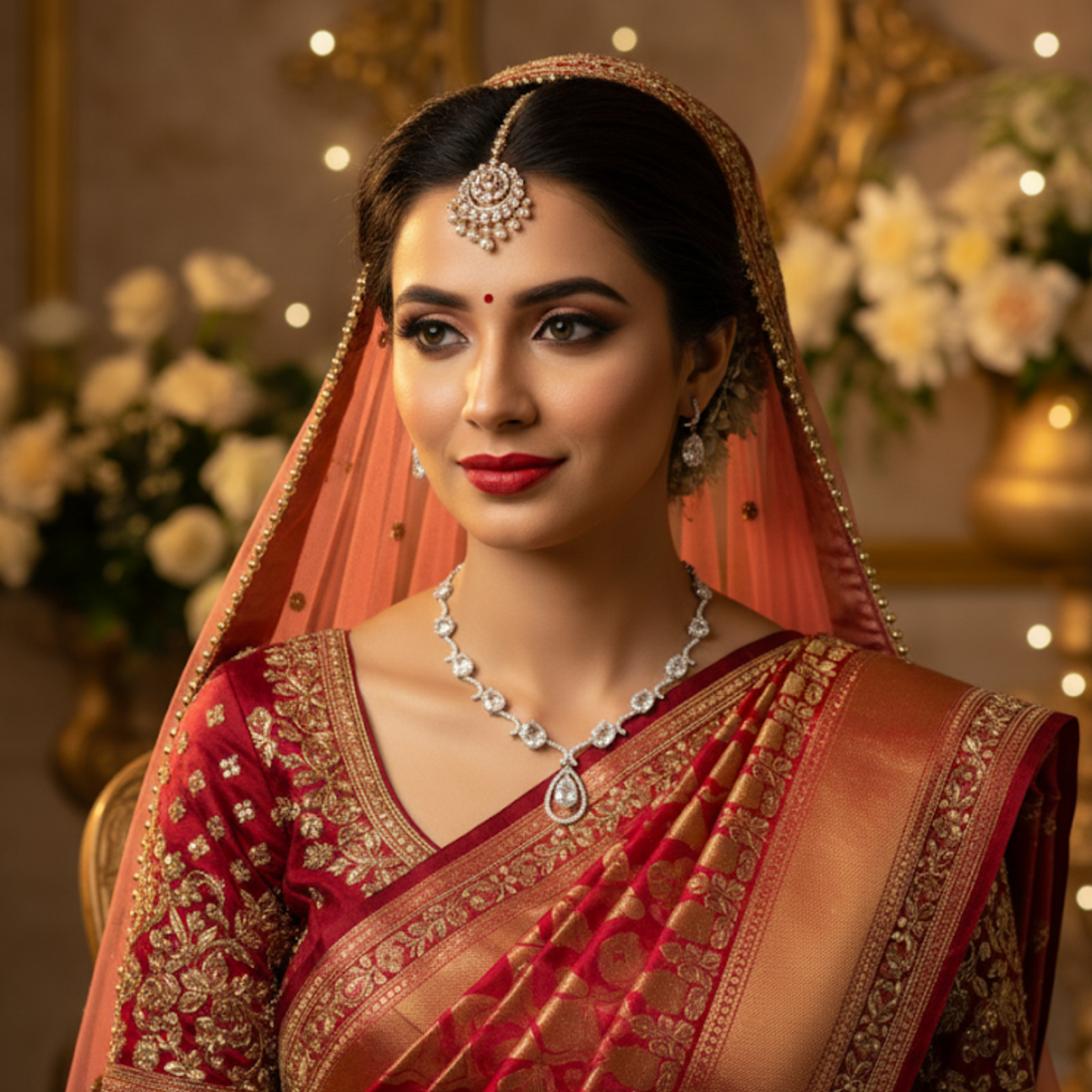 Crystal AD Drop Necklace