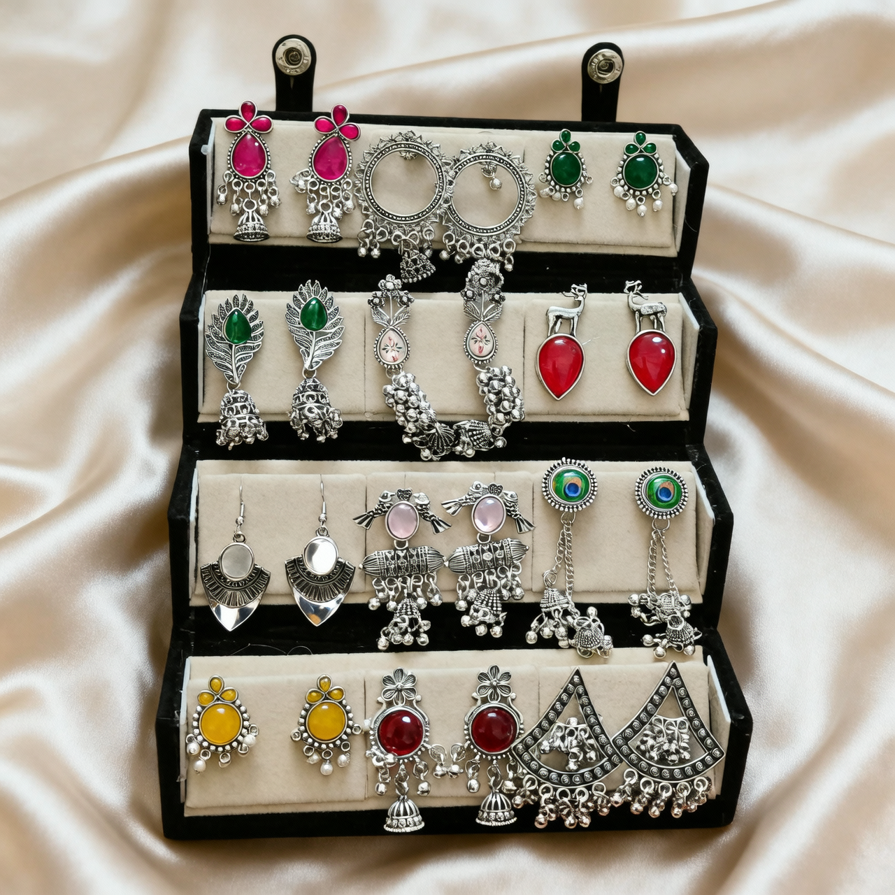 Premium 3-Layer Jhumka Box