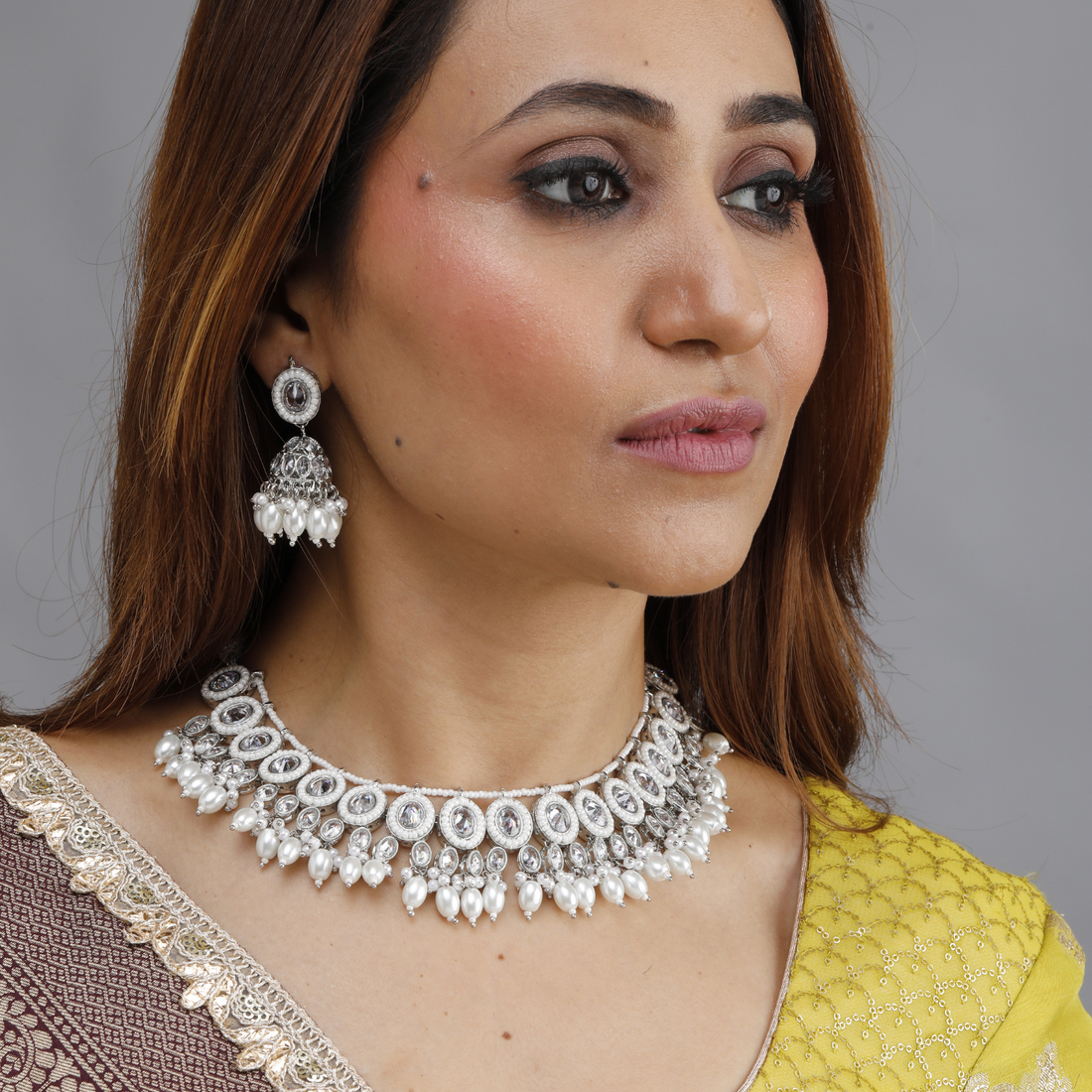 Noor Kundan Pearl Necklace