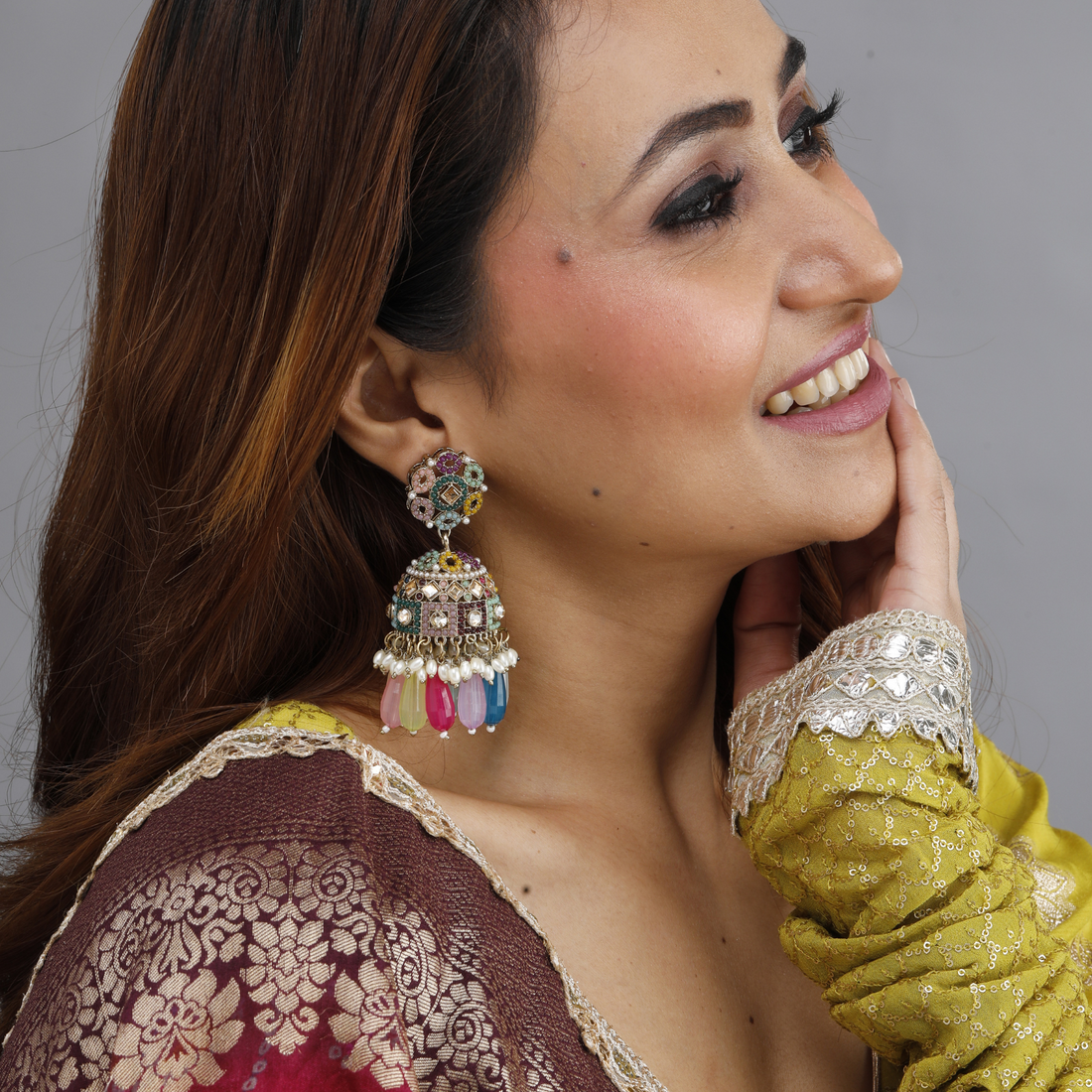 Byzantine Bloom earrings