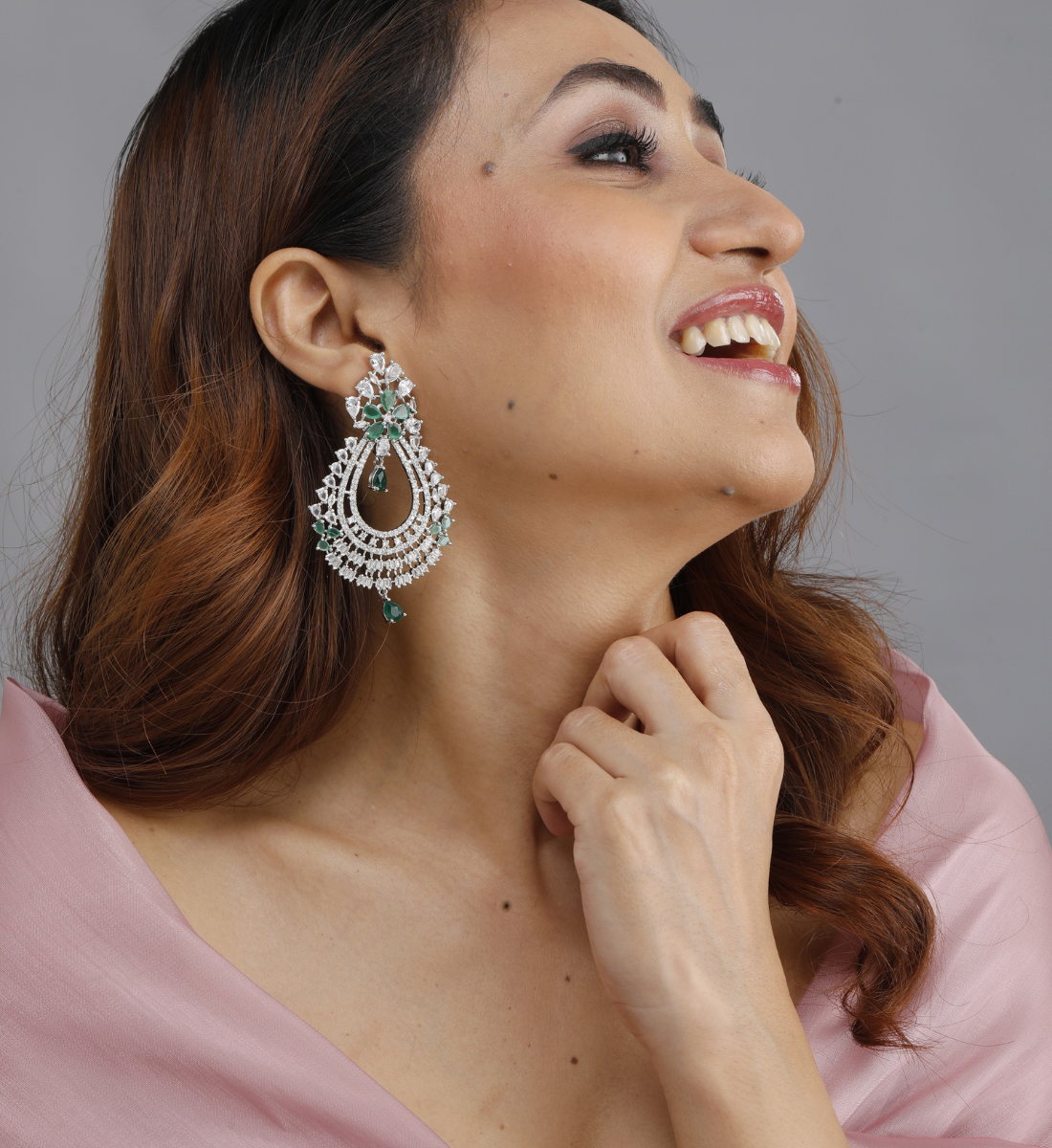 Regal Allure Statement Earrings