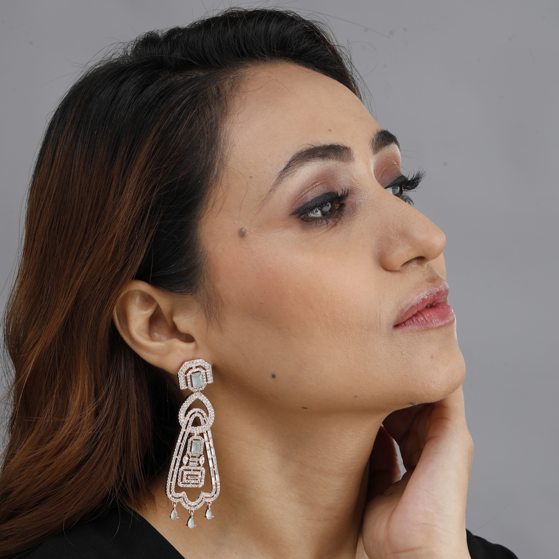 Aquamarine Chandelier Earrings