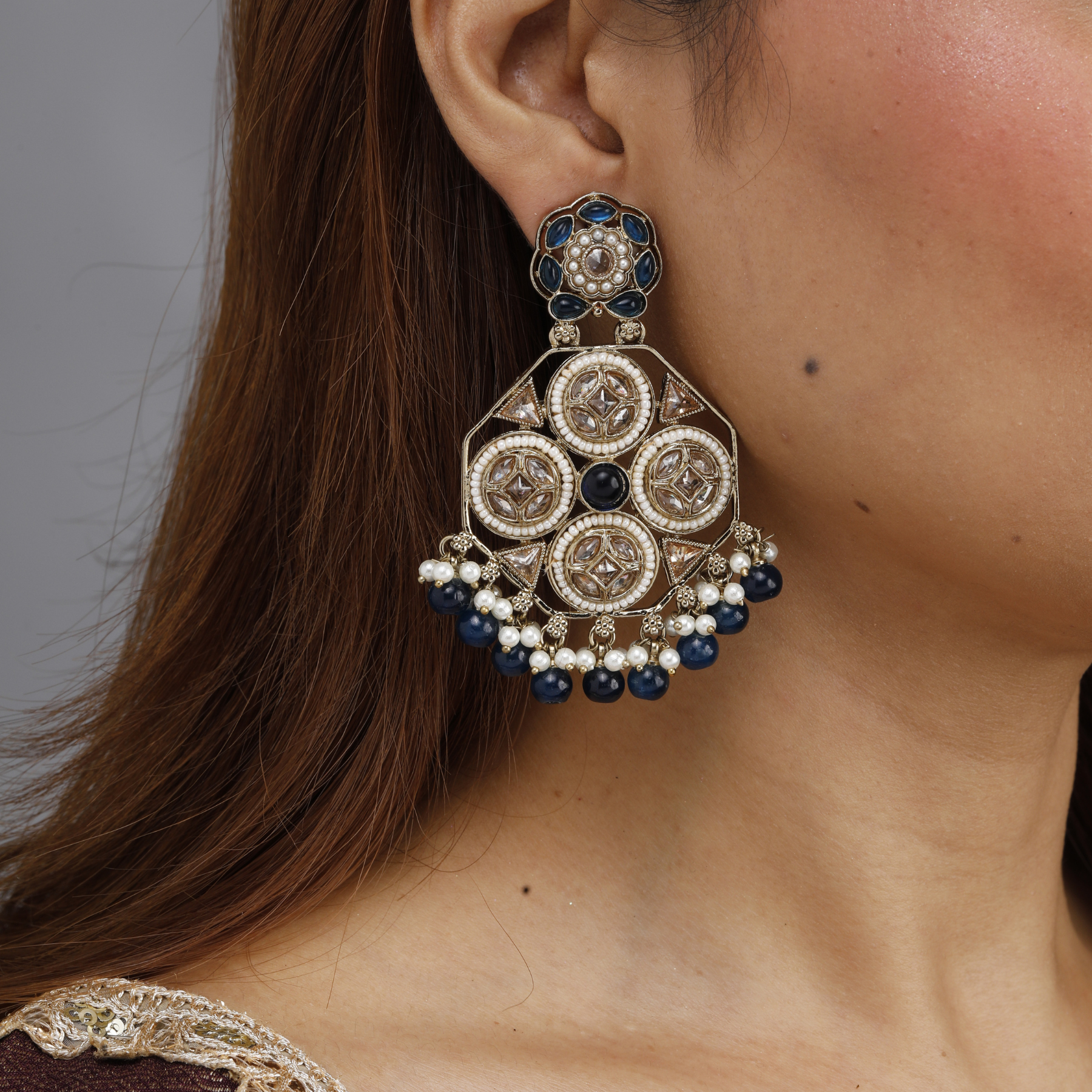 Meherban Royal Jhumka Earrings