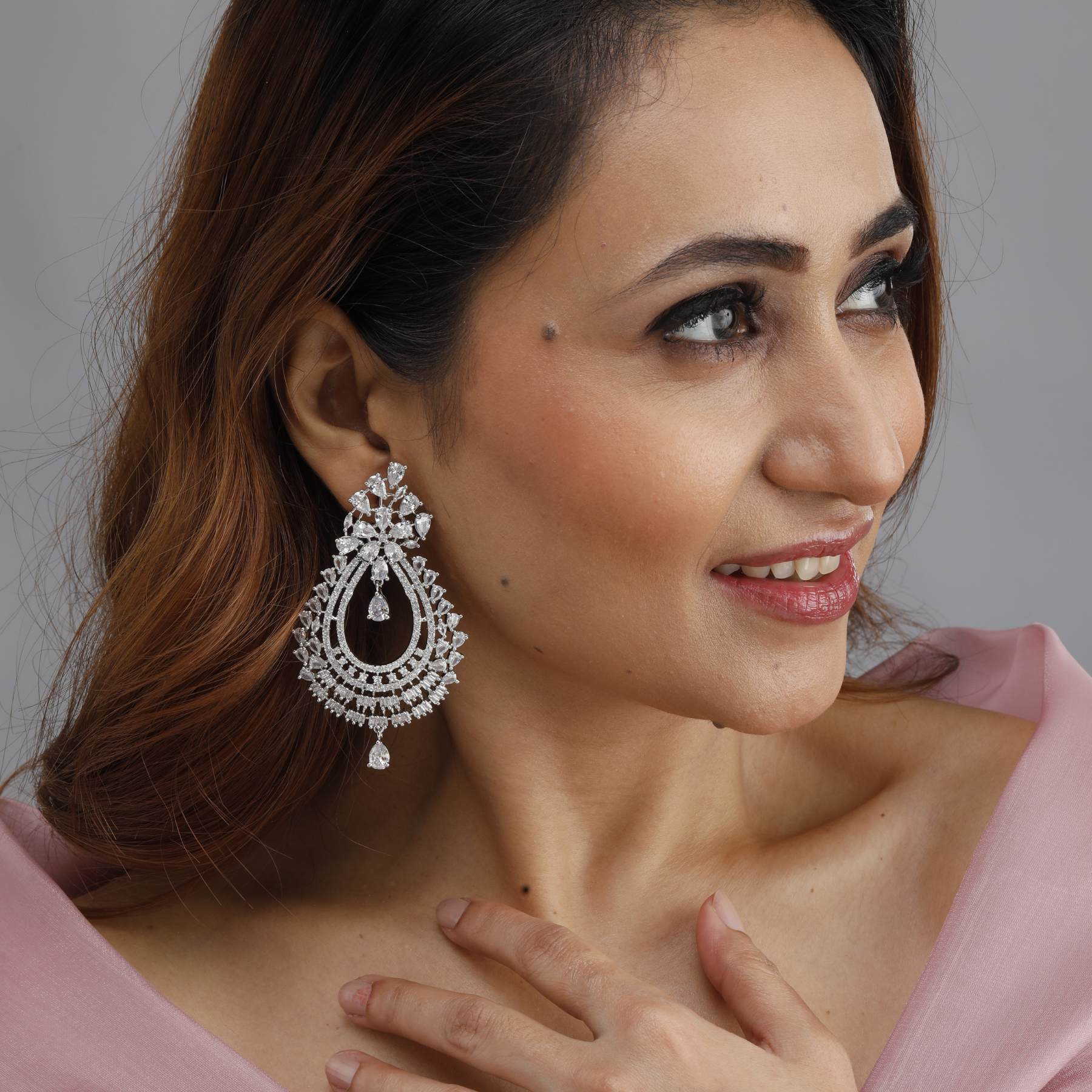 Regal Allure Statement Earrings