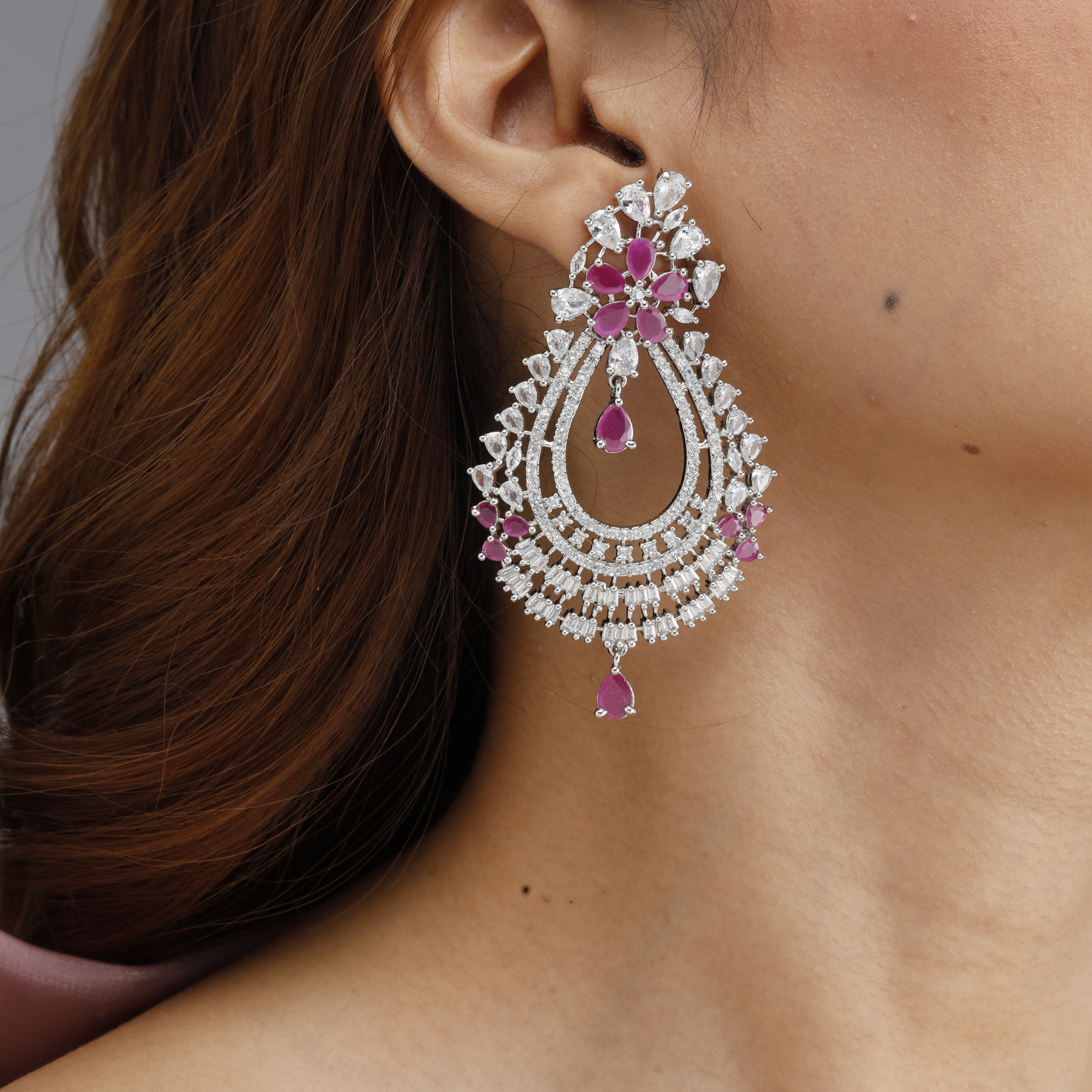 Regal Allure Statement Earrings