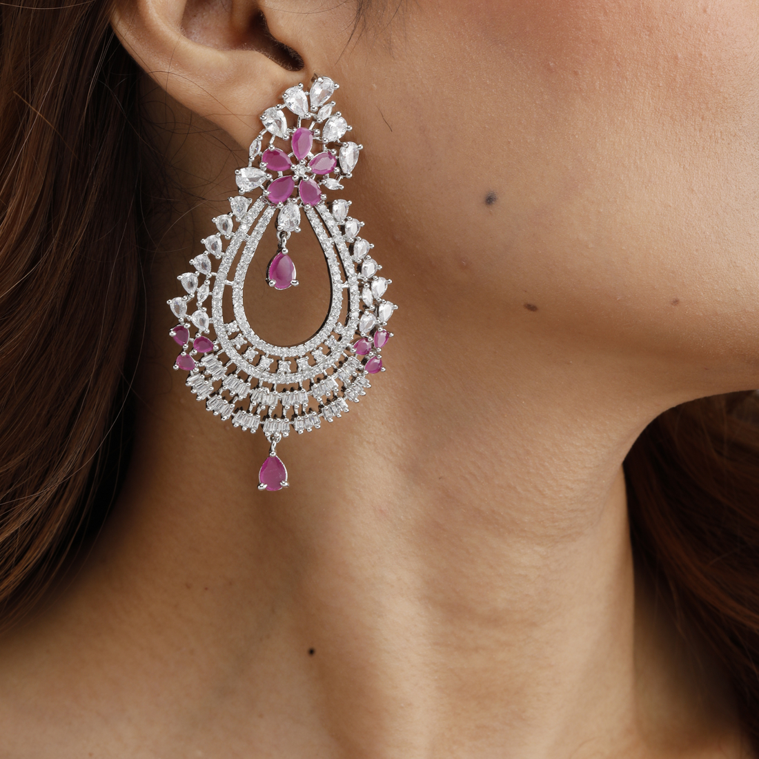 Regal Allure Statement Earrings