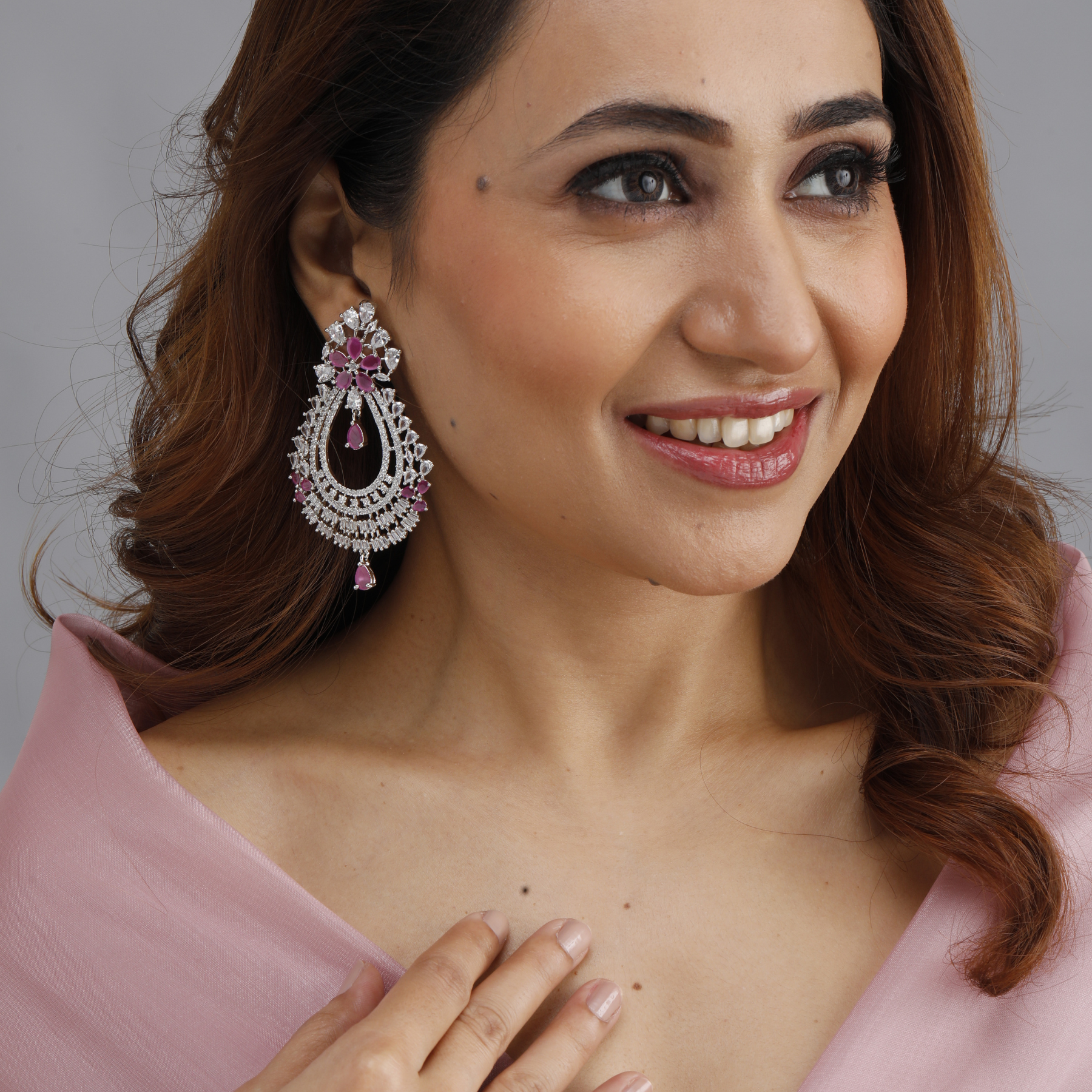 Regal Allure Statement Earrings