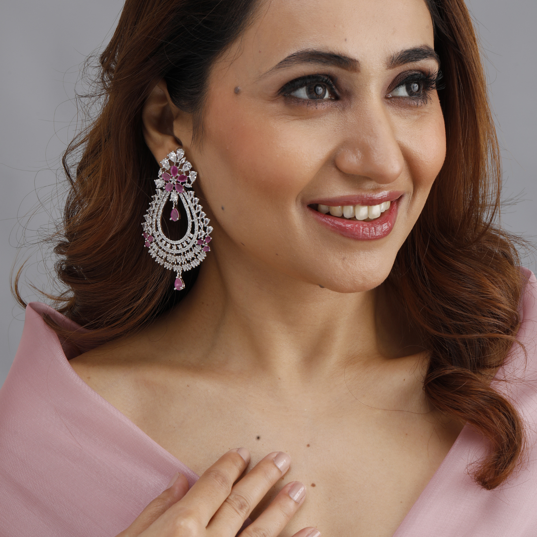 Regal Allure Statement Earrings