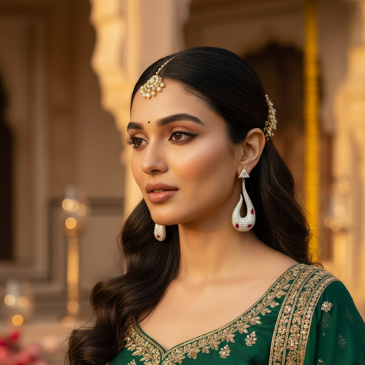 Pink AD Earrings
