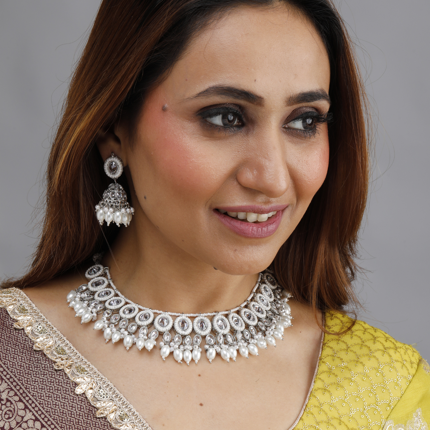 Noor Kundan Pearl Necklace
