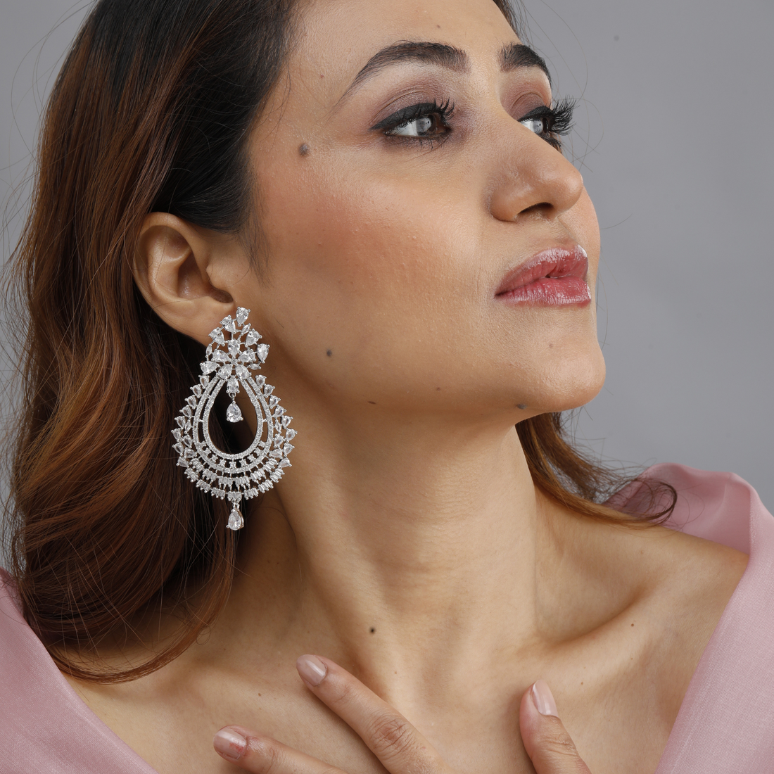 Regal Allure Statement Earrings