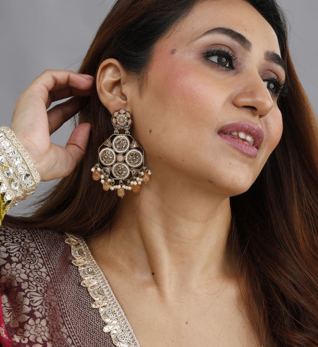 Meherban Royal Jhumka Earrings