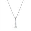 Eternal Spark Silver Drop Pendant- Included Luxury Gift Box