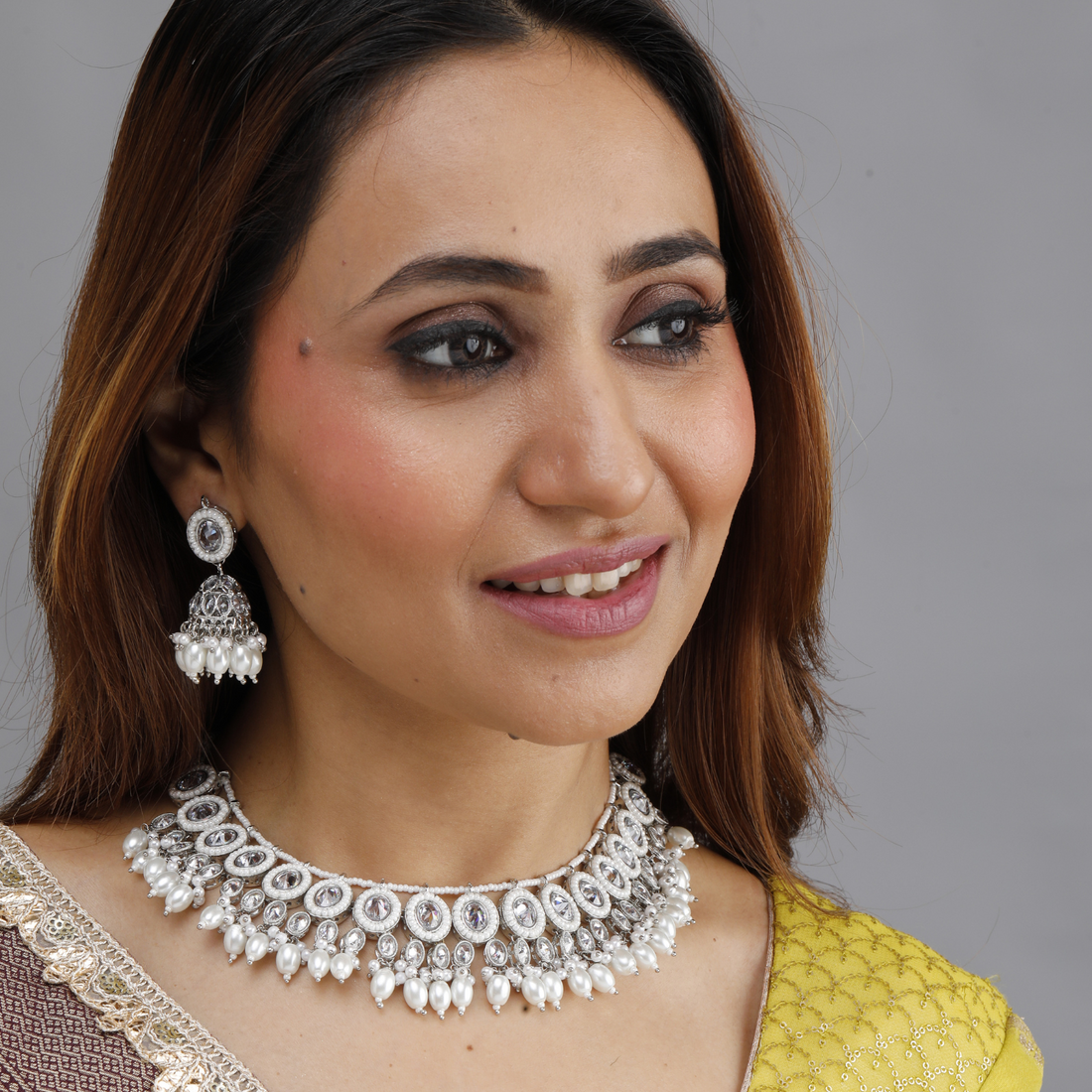 Noor Kundan Pearl Necklace