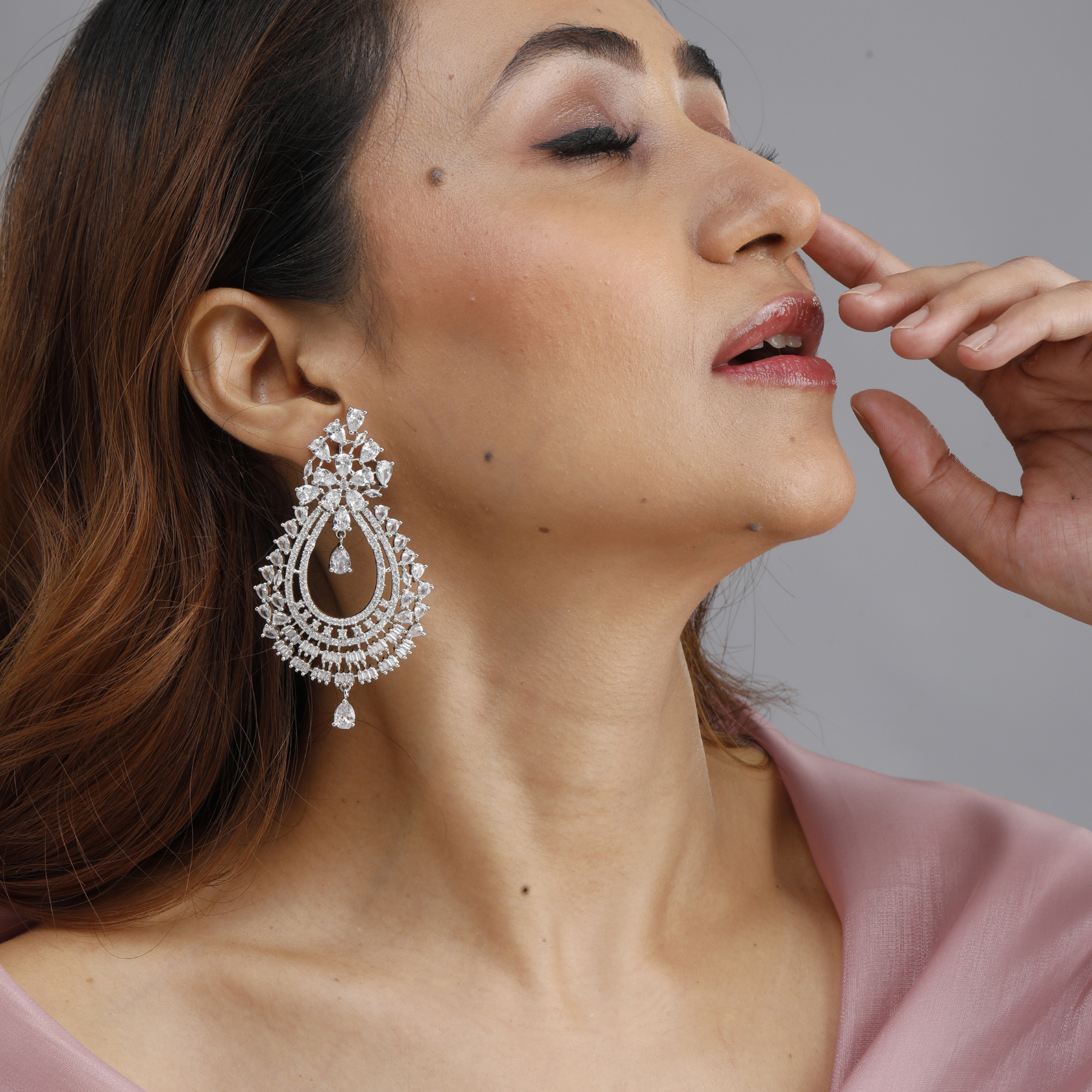 Regal Allure Statement Earrings