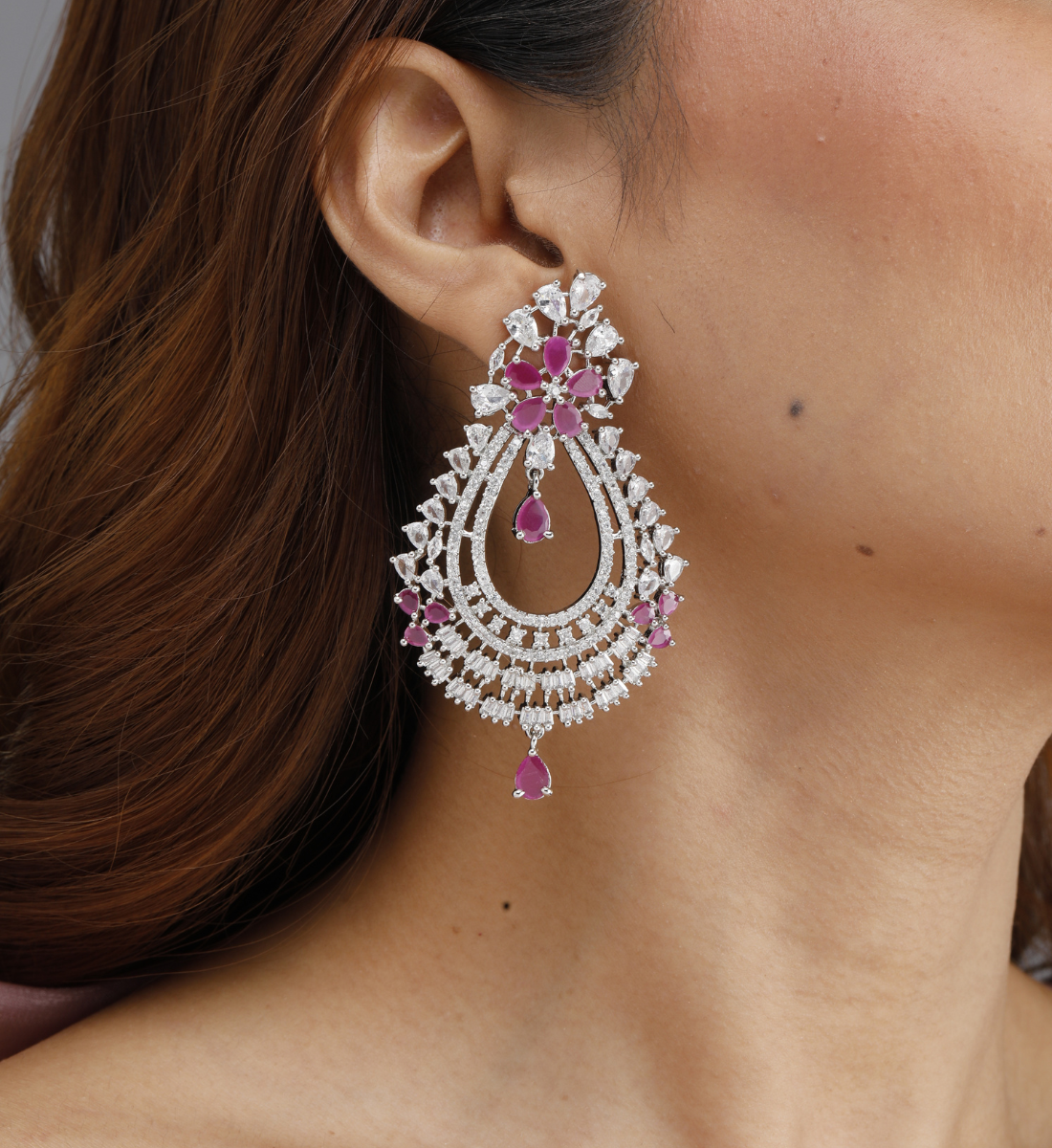 Regal Allure Statement Earrings