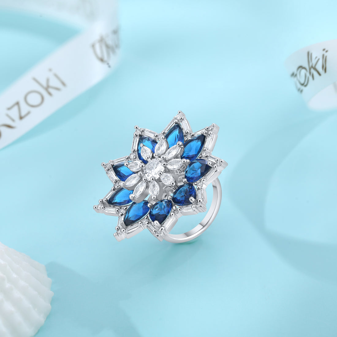 Midnight Starburst Ring