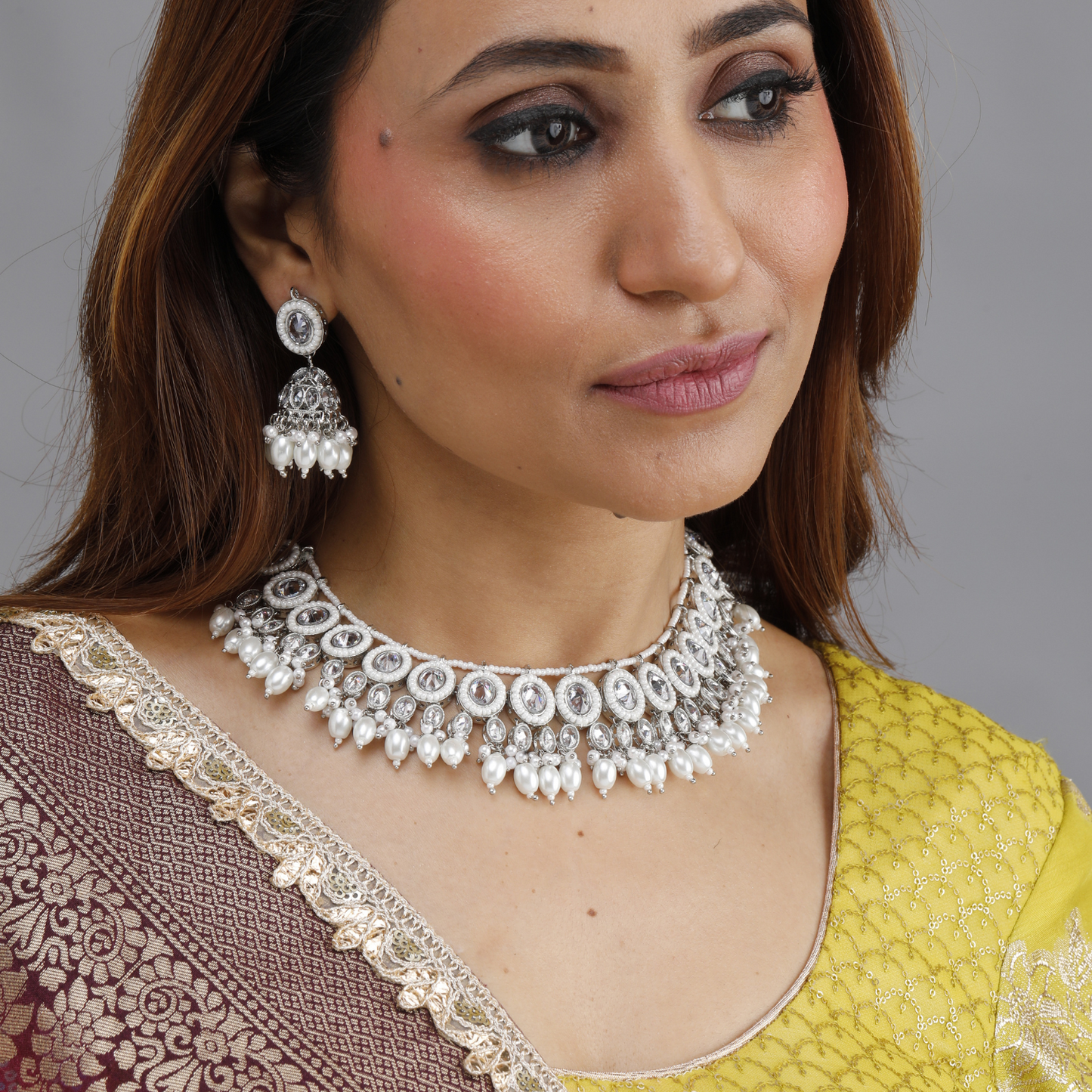 NOOR KUNDAN PEARL NECKLACE