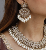 Noorani Pearl and Kundan Bridal Jewelry Set