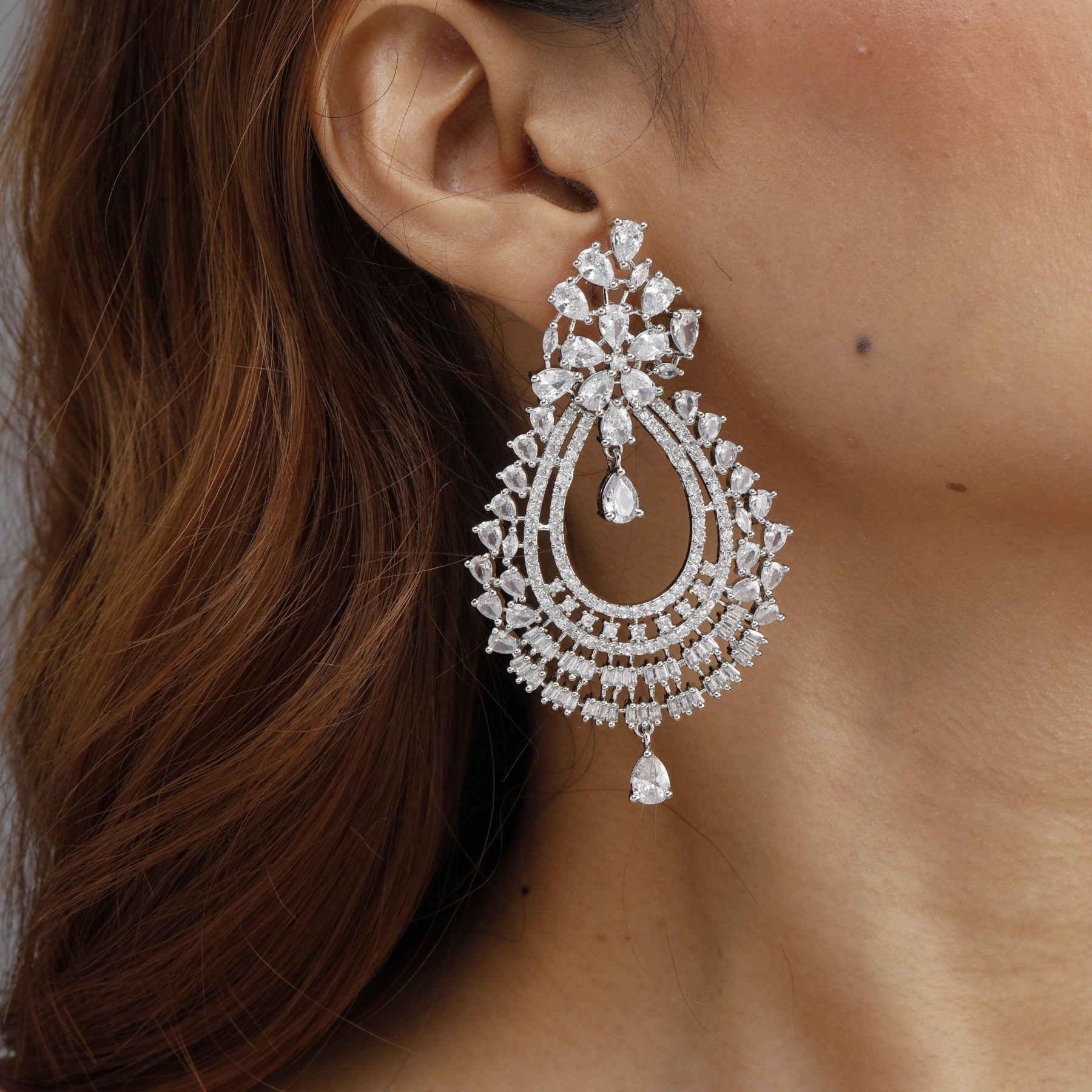Regal Allure Statement Earrings