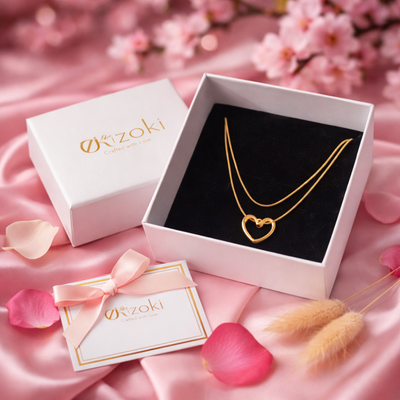 Noah Flat Heart Anti-tarnish Chain