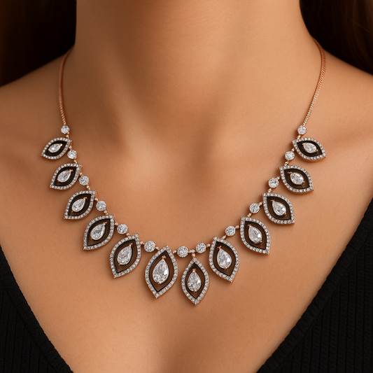 Serenity Petals Necklace Set