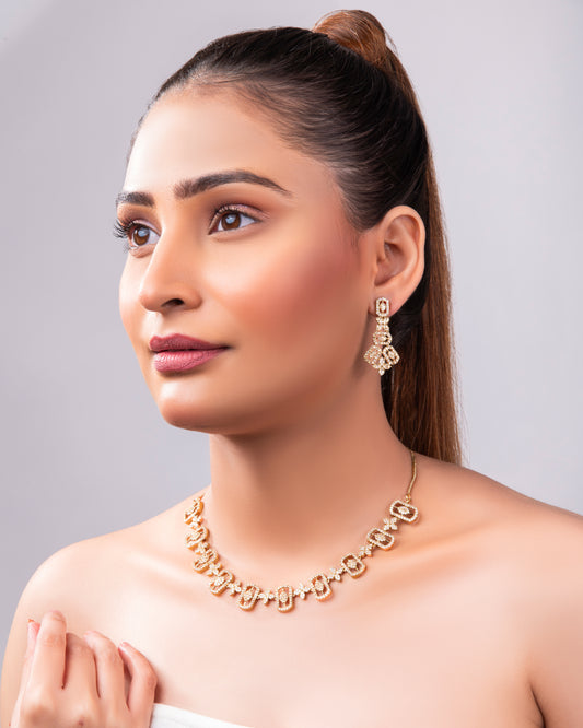 ANJANI CUBIC ZIRCONIA SET