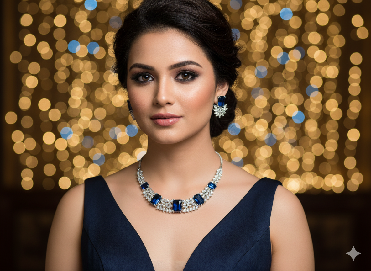 Sophie Blue AD Necklace