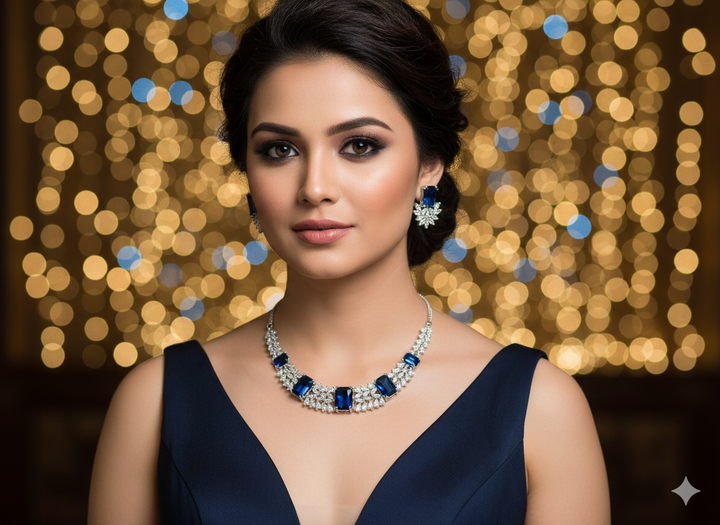 Sophie Blue AD Necklace