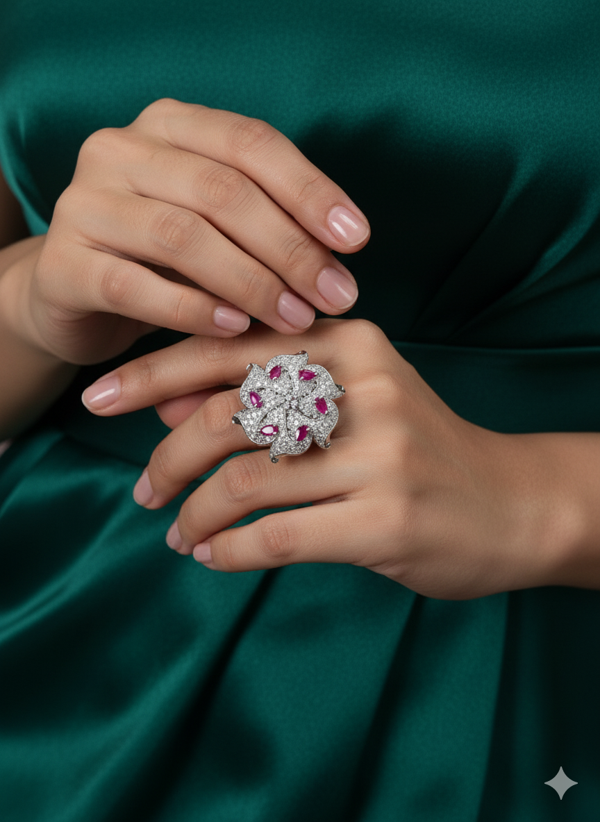 Rosé Petal Ring